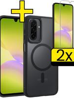 LUQ LUQ Samsung Galaxy A26 Magsafe Hoesje Zwart Met 2x Screenprotector