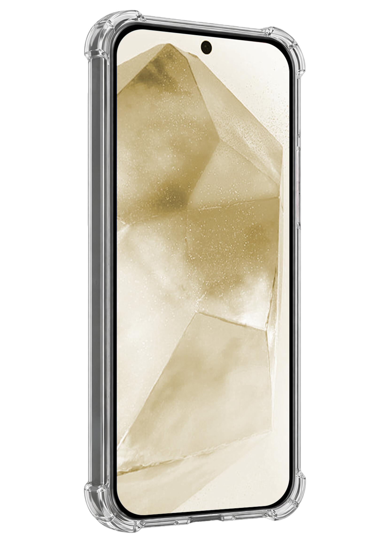 LUQ LUQ Samsung Galaxy A55 Magsafe Hoesje Transparant Met Screenprotector