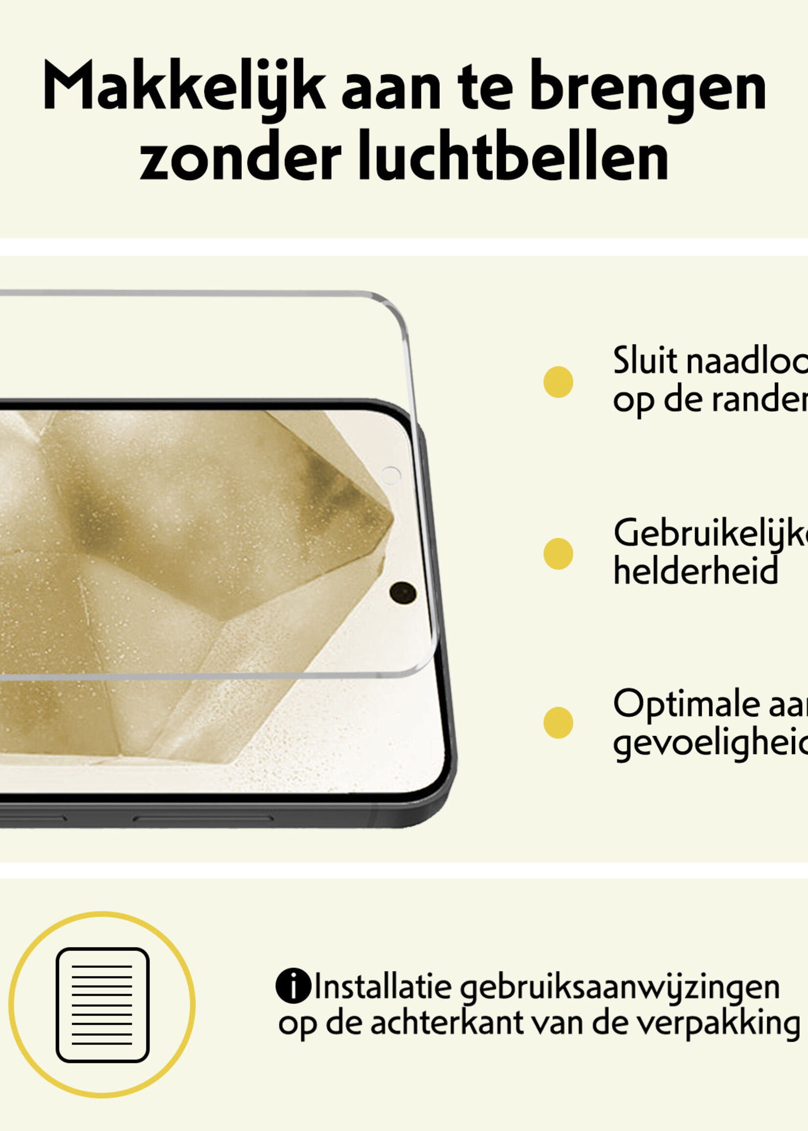 LUQ LUQ Samsung Galaxy A55 Magsafe Hoesje Transparant Met 2x Screenprotector