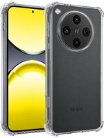 LUQ LUQ OPPO Find X8 Pro Hoesje Shockproof - Transparant