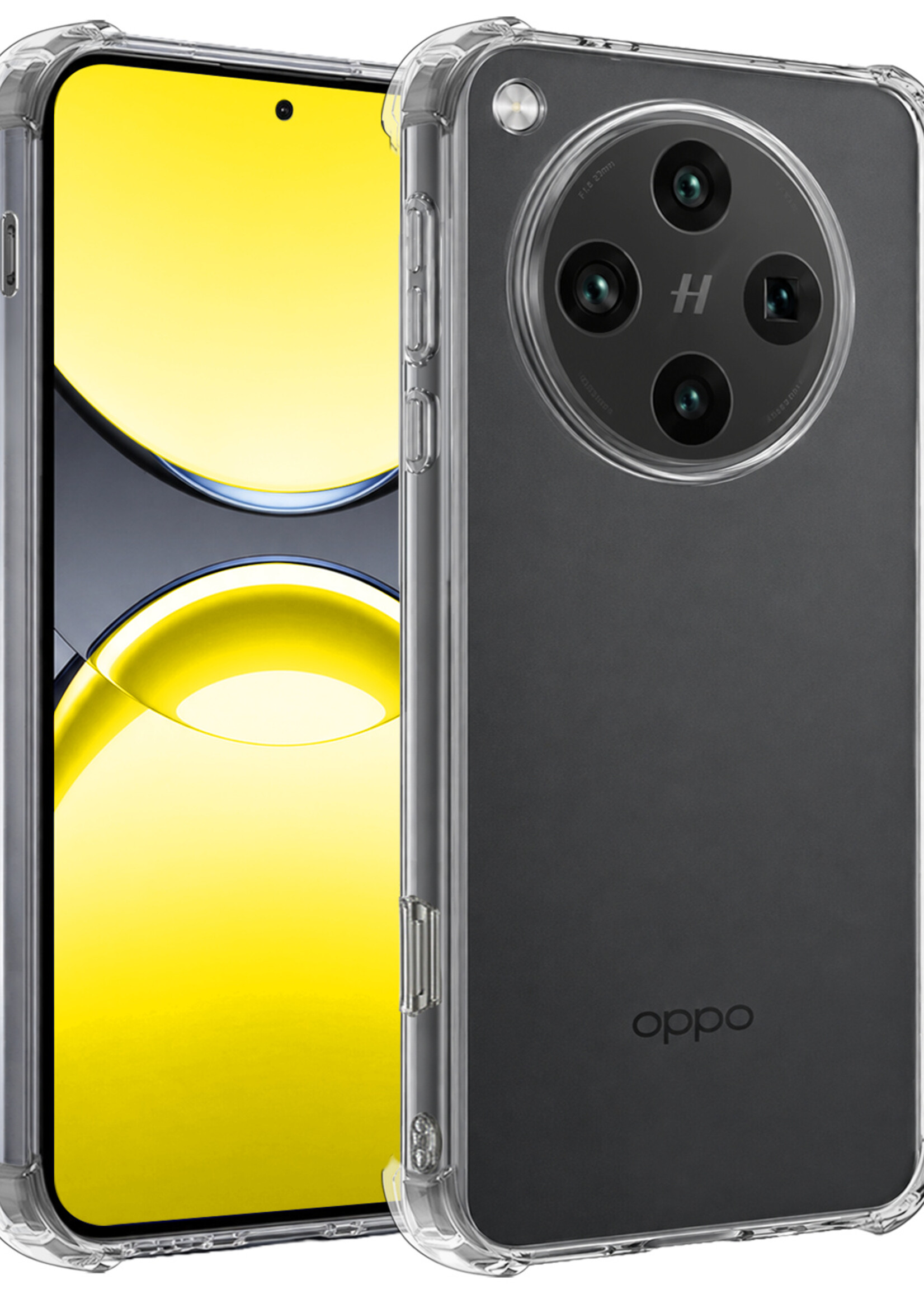 LUQ LUQ OPPO Find X8 Pro Hoesje Shockproof - Transparant