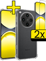 LUQ LUQ OPPO Find X8 Pro Hoesje Shockproof Met 2x Screenprotector