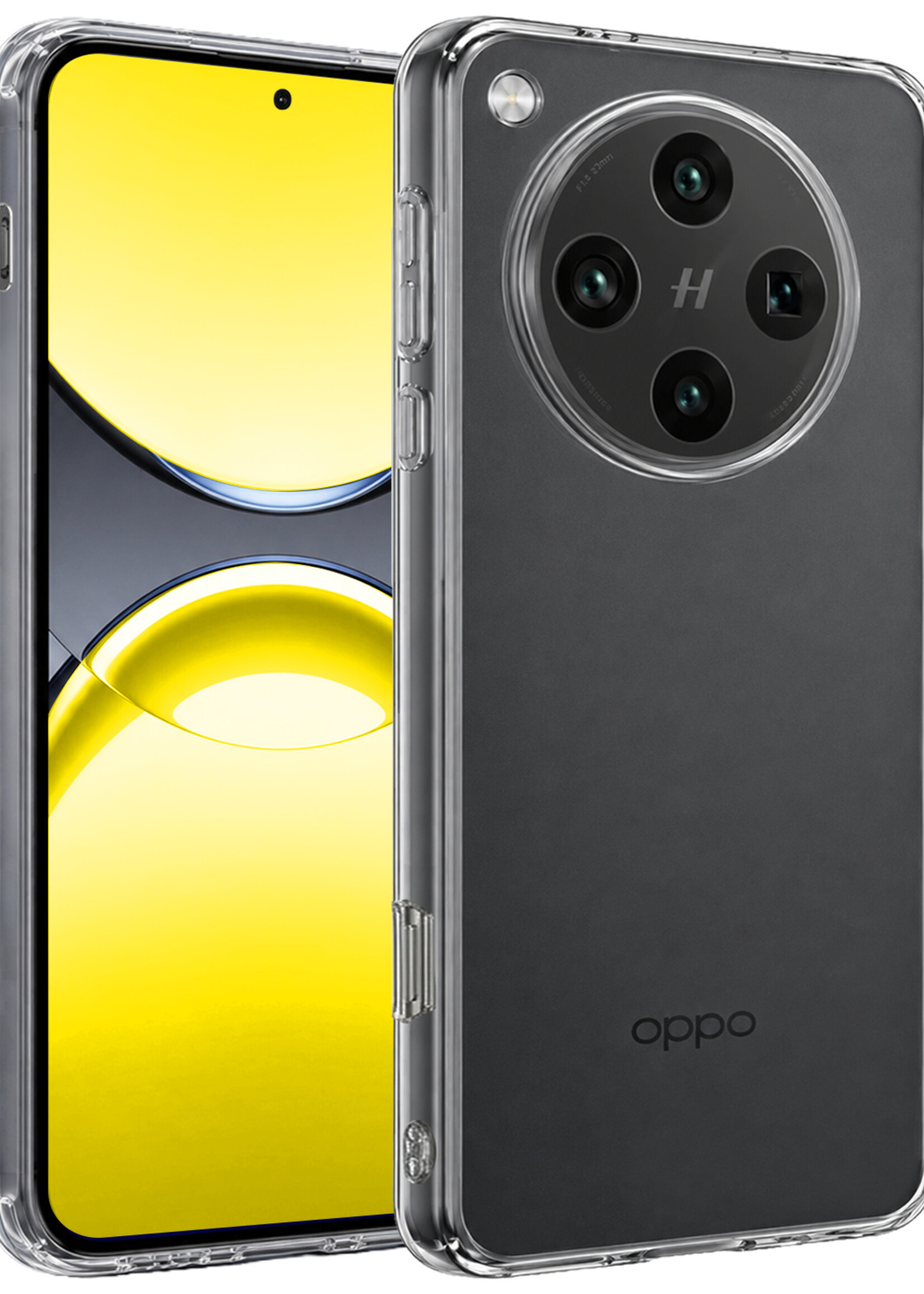 LUQ LUQ OPPO Find X8 Pro Hoesje Siliconen - Transparant