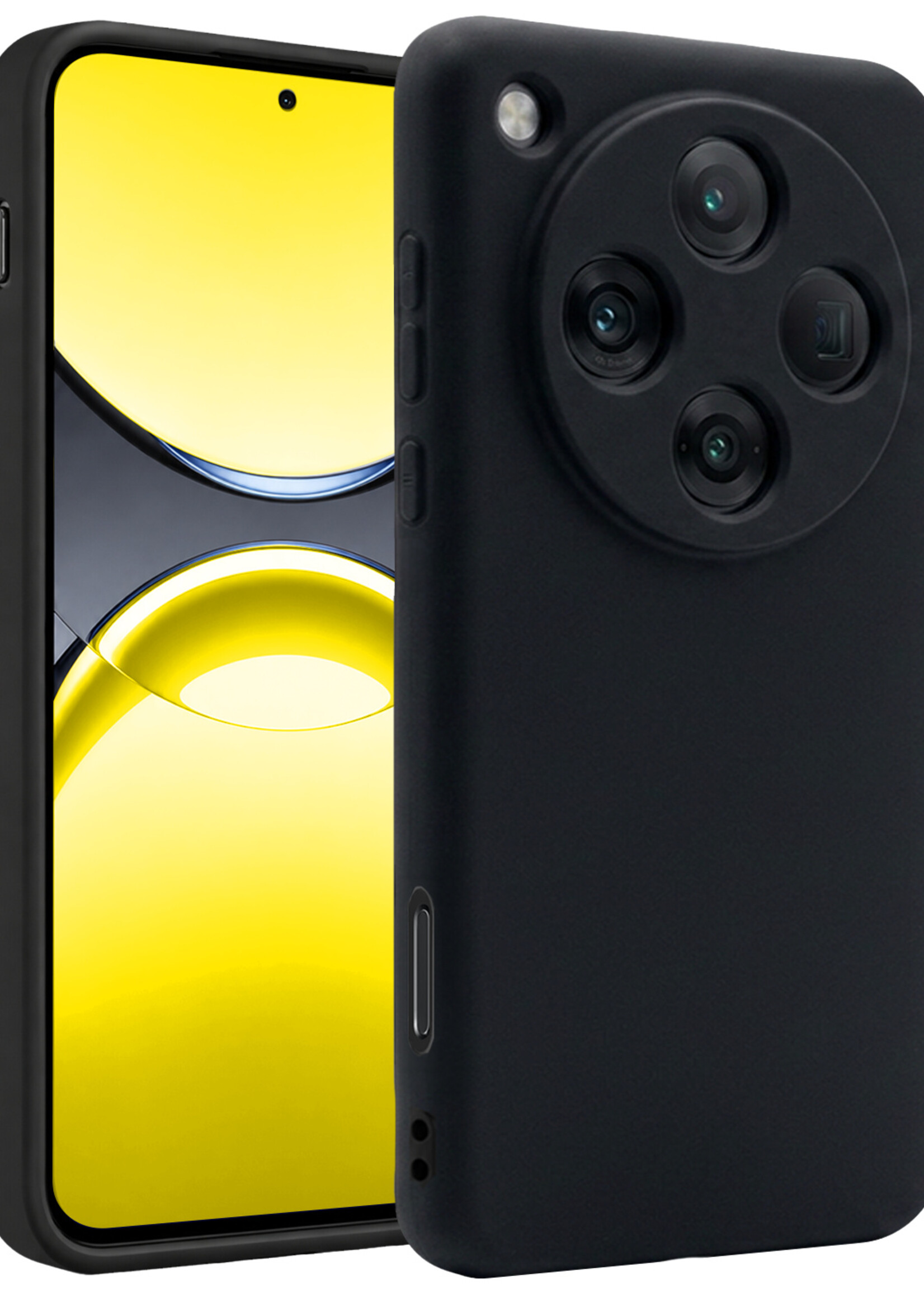LUQ LUQ OPPO Find X8 Pro Hoesje Siliconen - Zwart