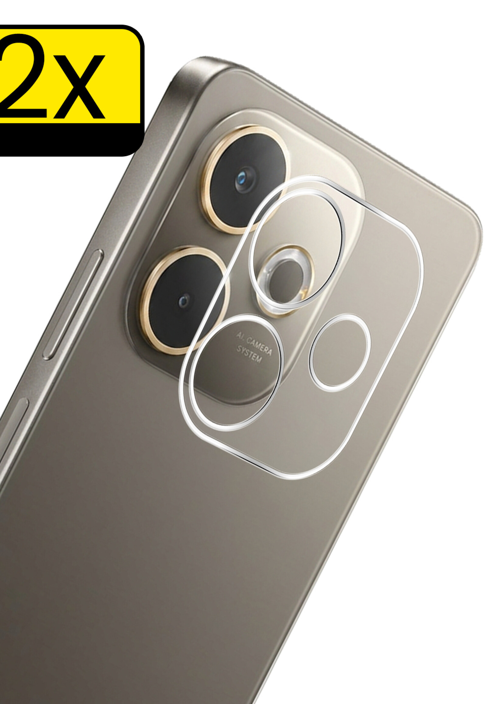 LUQ LUQ OPPO A5 Pro Camera Screenprotector - 2 PACK