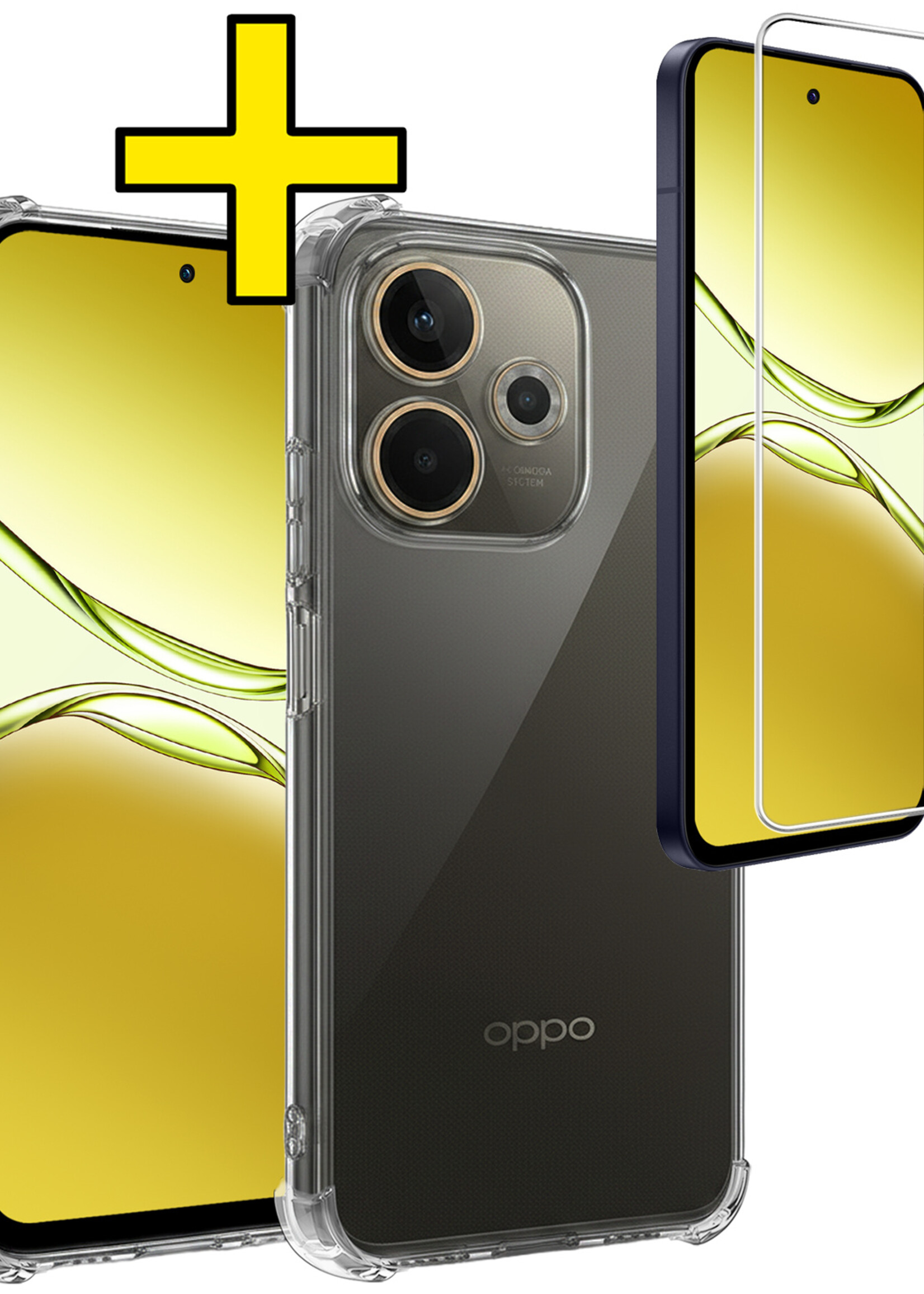 LUQ LUQ OPPO A5 Pro Hoesje Shockproof Met Screenprotector