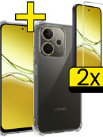 LUQ LUQ OPPO A5 Pro Hoesje Shockproof Met 2x Screenprotector
