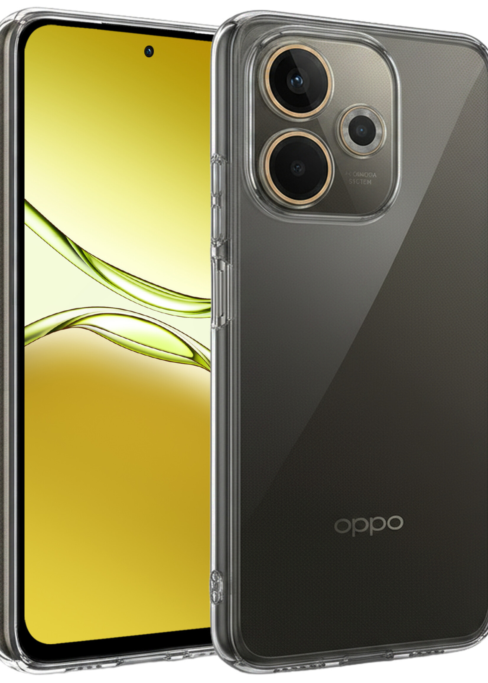 LUQ LUQ OPPO A5 Pro Hoesje Siliconen - Transparant