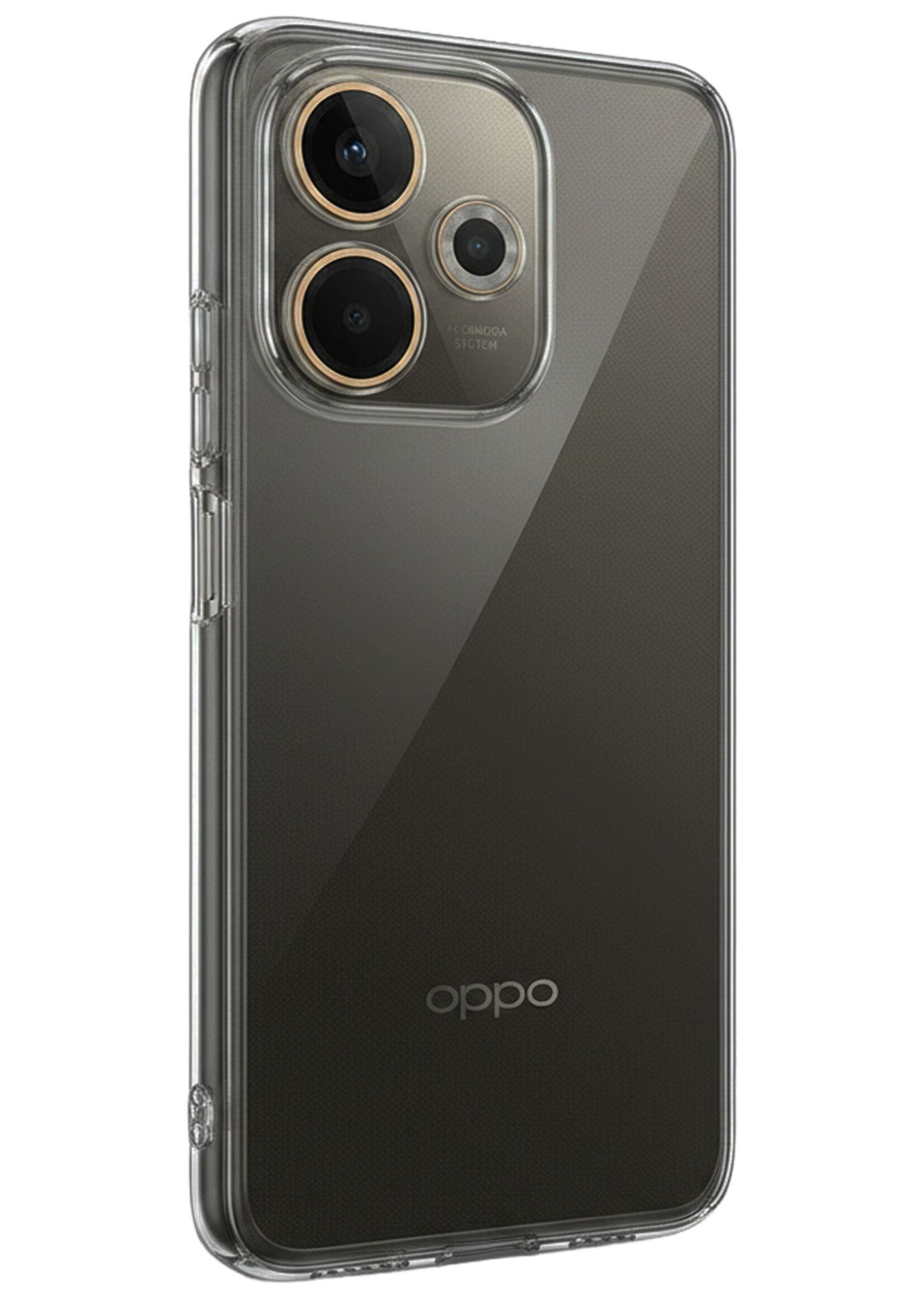 LUQ LUQ OPPO A5 Pro Hoesje Siliconen - Transparant - 2 PACK