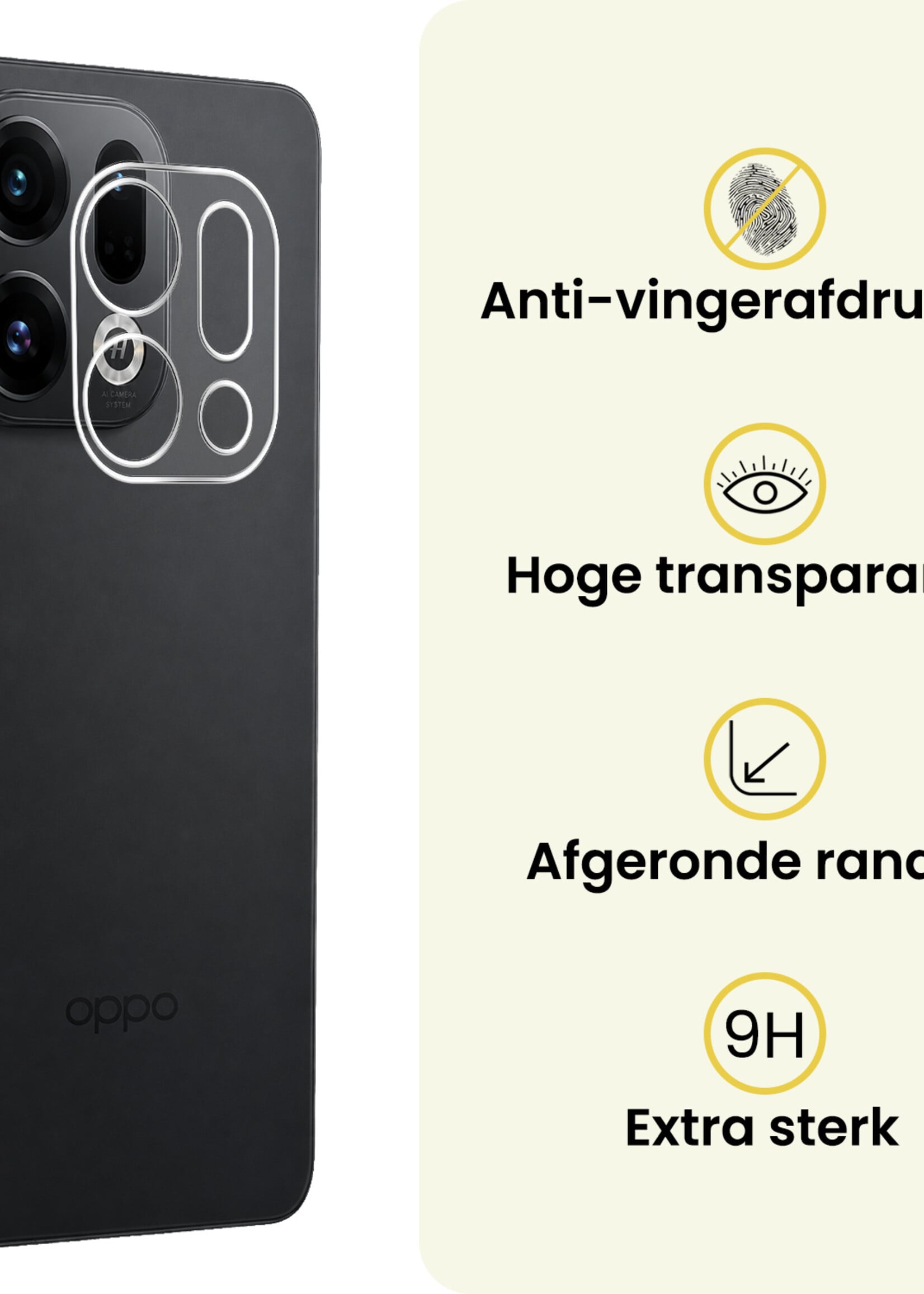LUQ LUQ OPPO Find X9 Camera Screenprotector