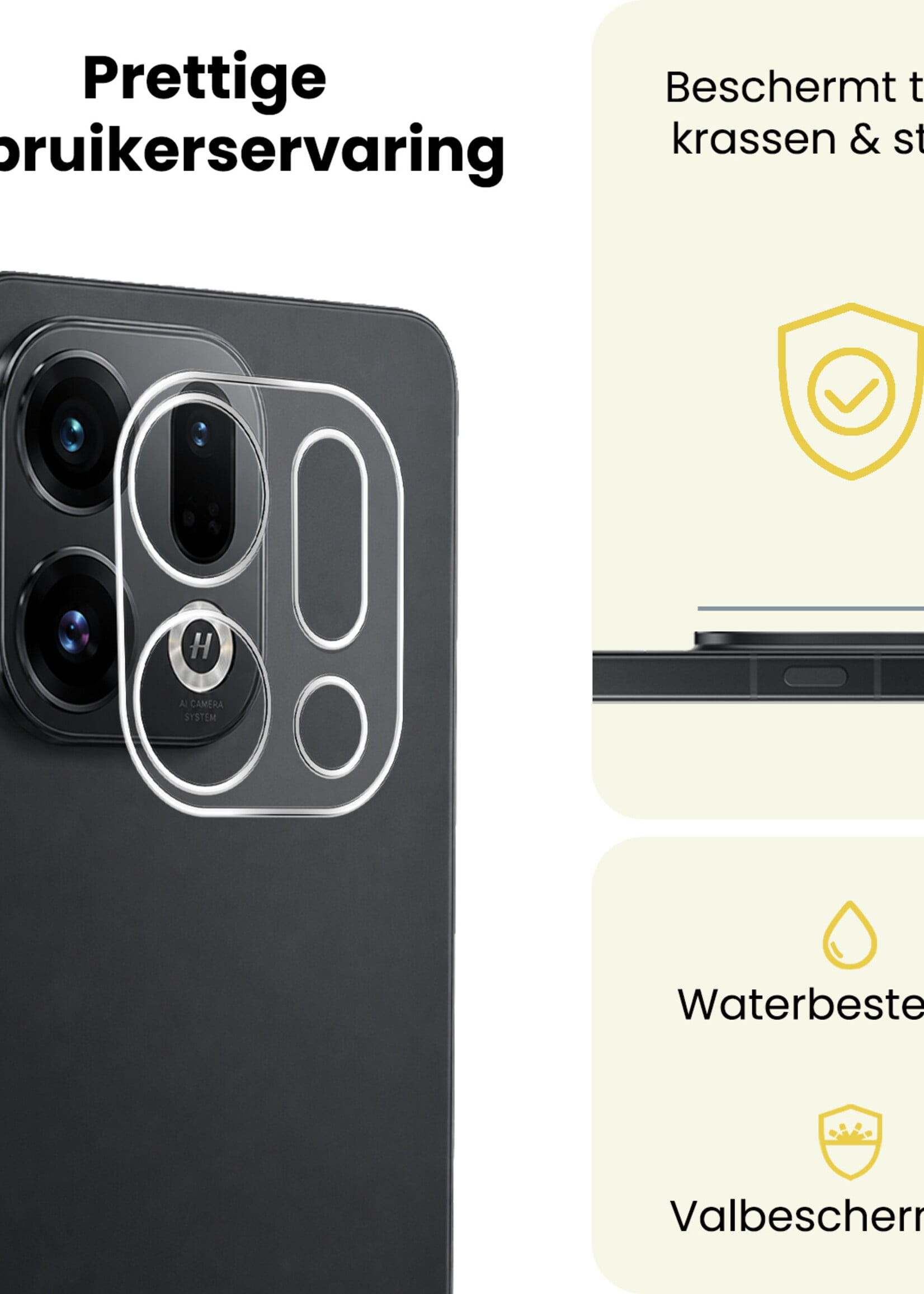 LUQ LUQ OPPO Find X9 Camera Screenprotector