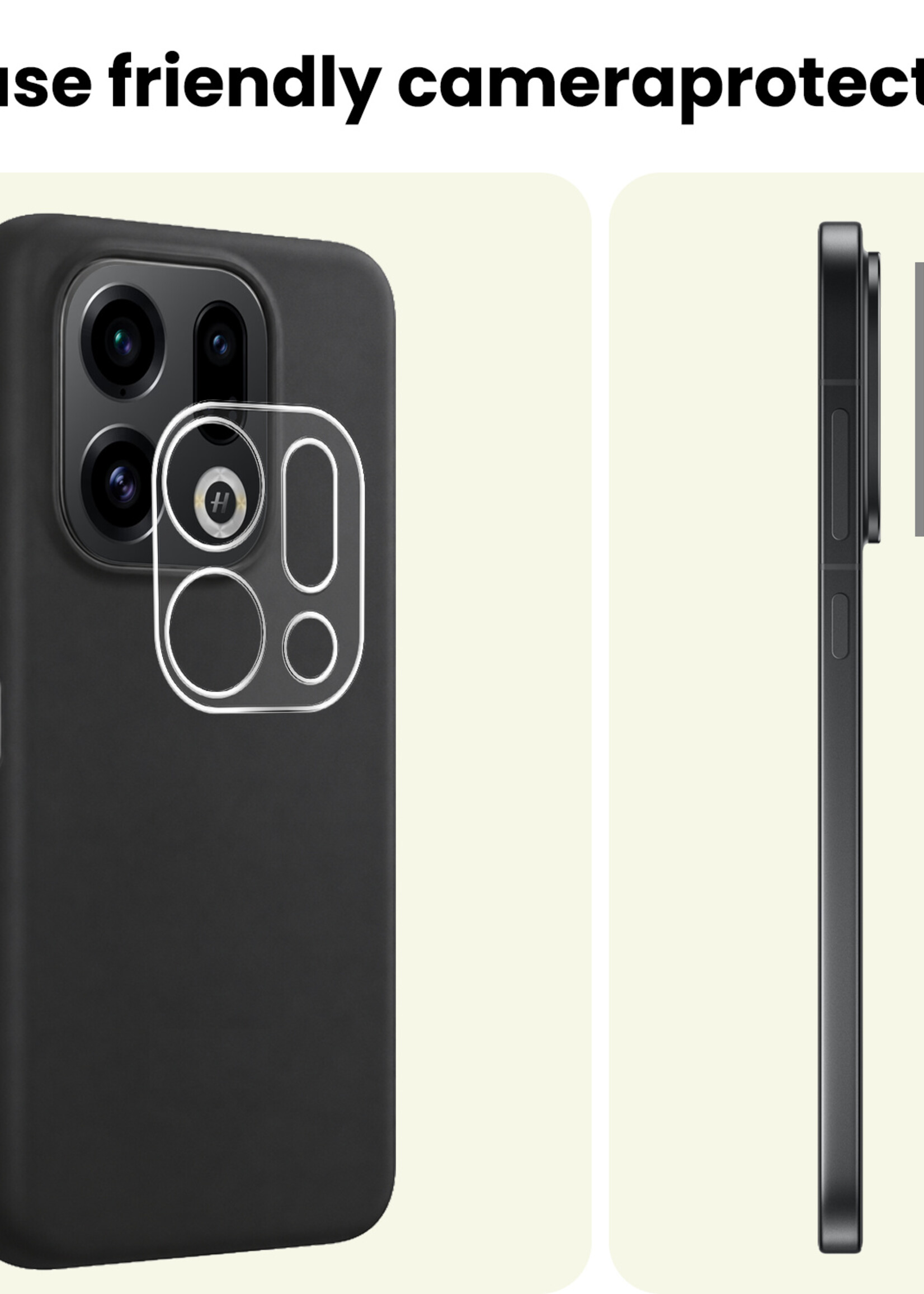 LUQ LUQ OPPO Find X9 Camera Screenprotector - 3 PACK