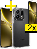 LUQ LUQ OPPO Find X9 Hoesje Shockproof Met 2x Screenprotector