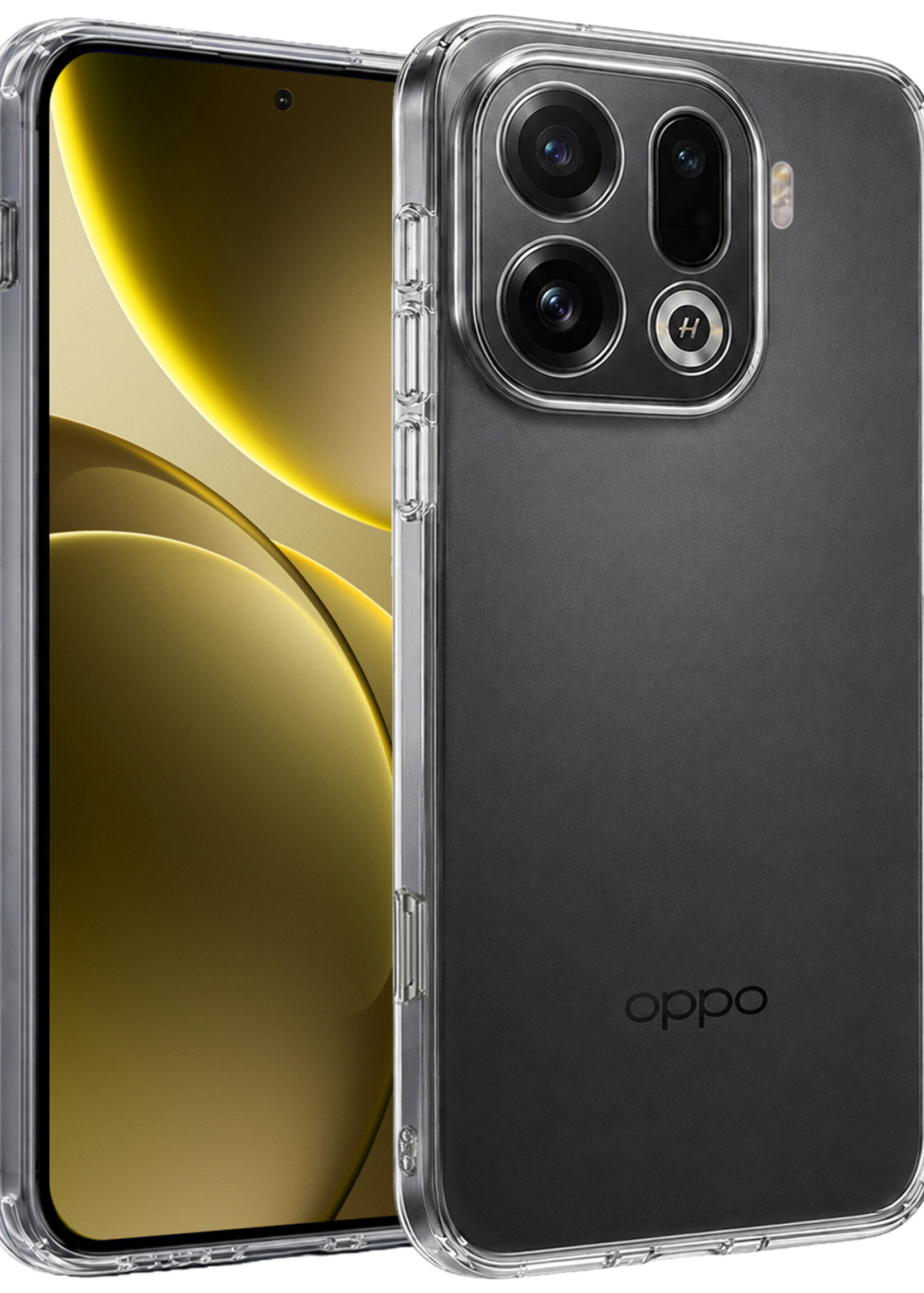 LUQ LUQ OPPO Find X9 Pro Hoesje Siliconen - Transparant