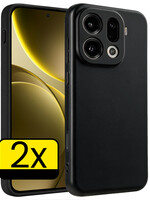 LUQ LUQ OPPO Find X9 Pro Hoesje Siliconen - Zwart - 2 PACK