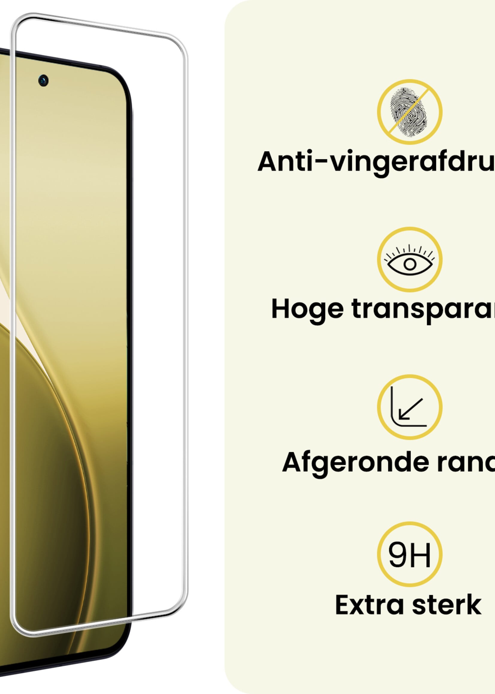 LUQ LUQ OPPO Reno14 Screenprotector - 2 PACK