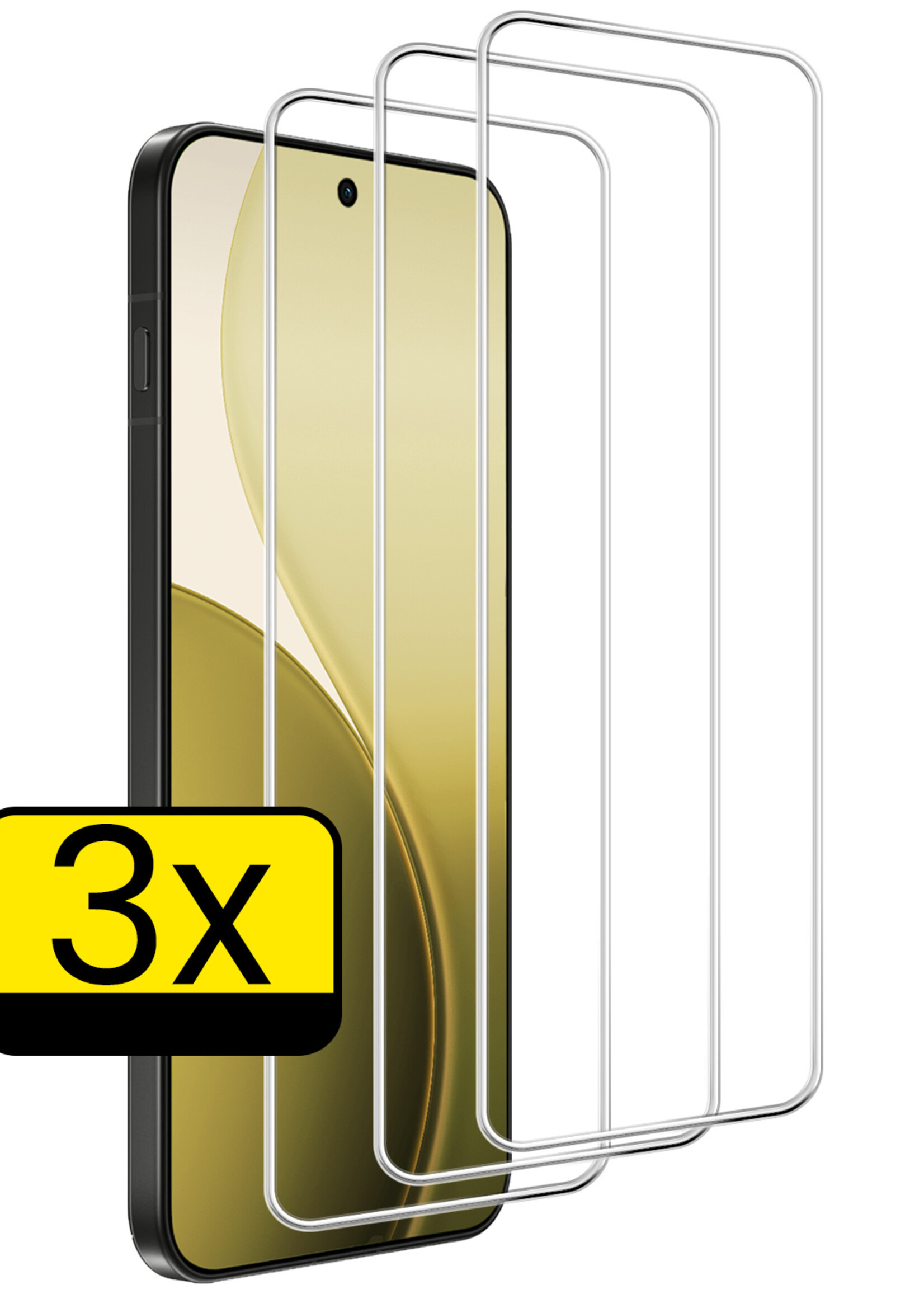 LUQ LUQ OPPO Reno14 Screenprotector - 3 PACK