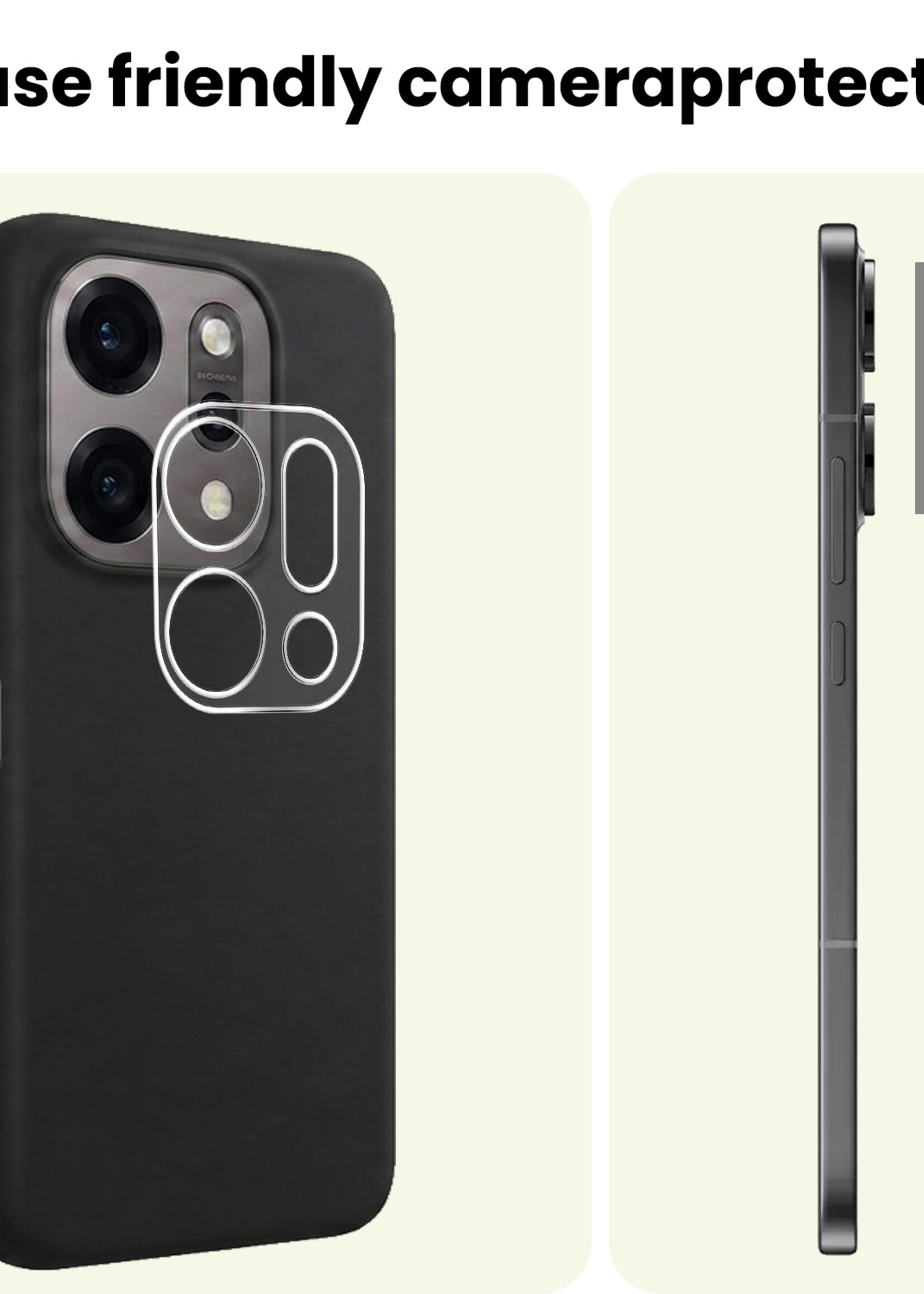 LUQ LUQ OPPO Reno14 Camera Screenprotector - 2 PACK