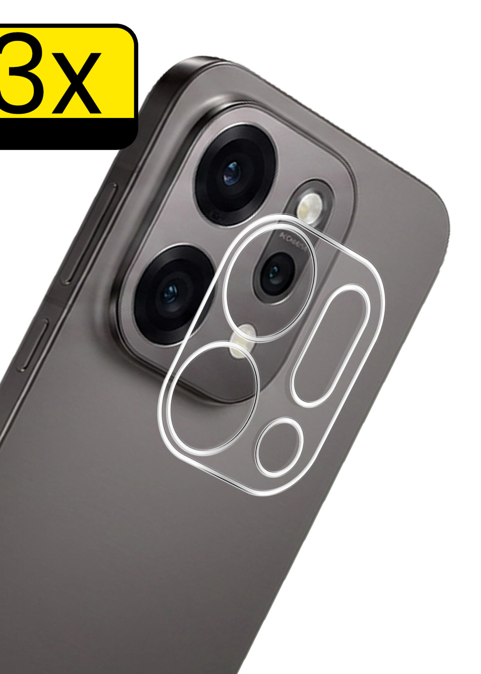 LUQ LUQ OPPO Reno14 Camera Screenprotector - 3 PACK