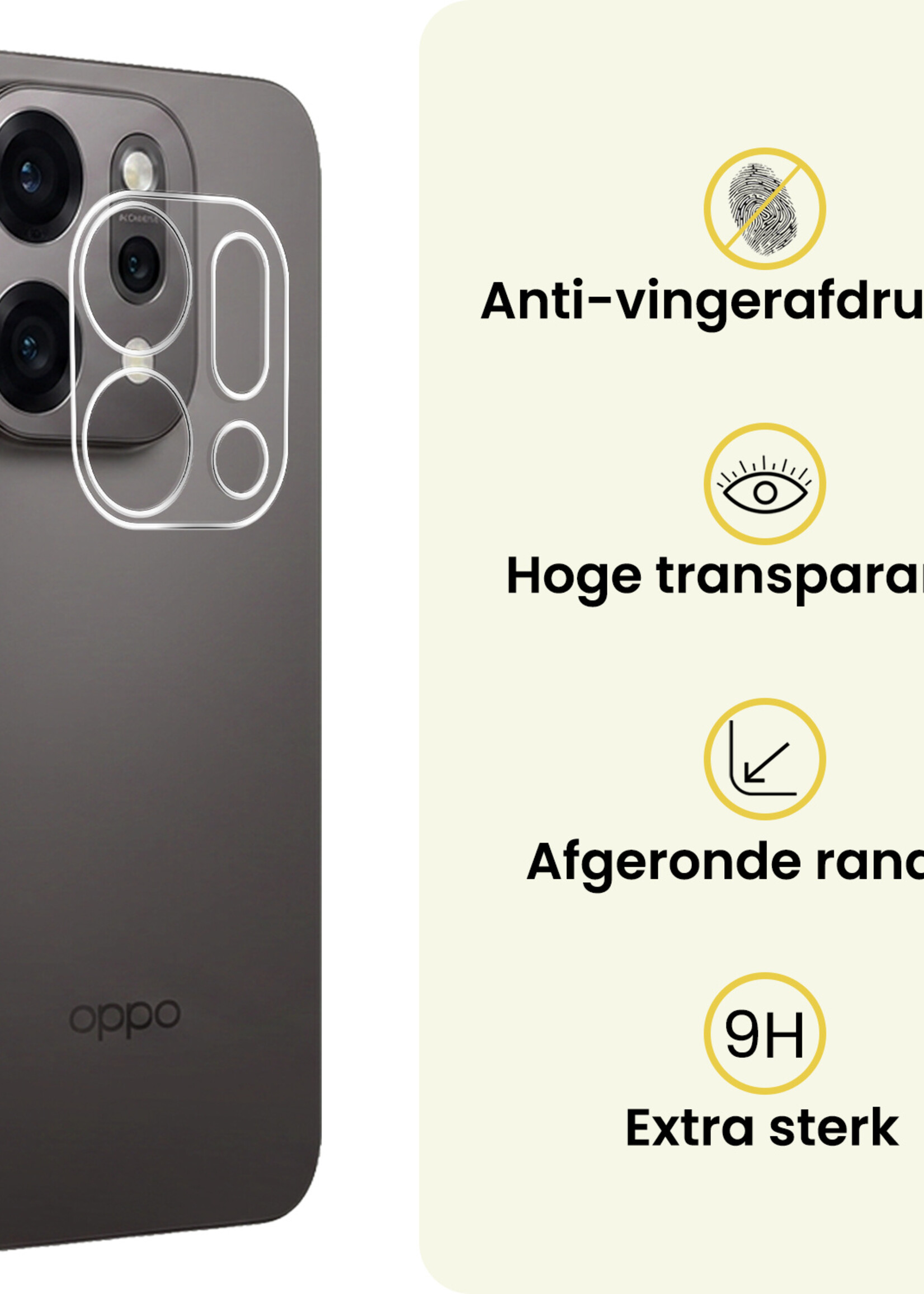 LUQ LUQ OPPO Reno14 Camera Screenprotector - 3 PACK