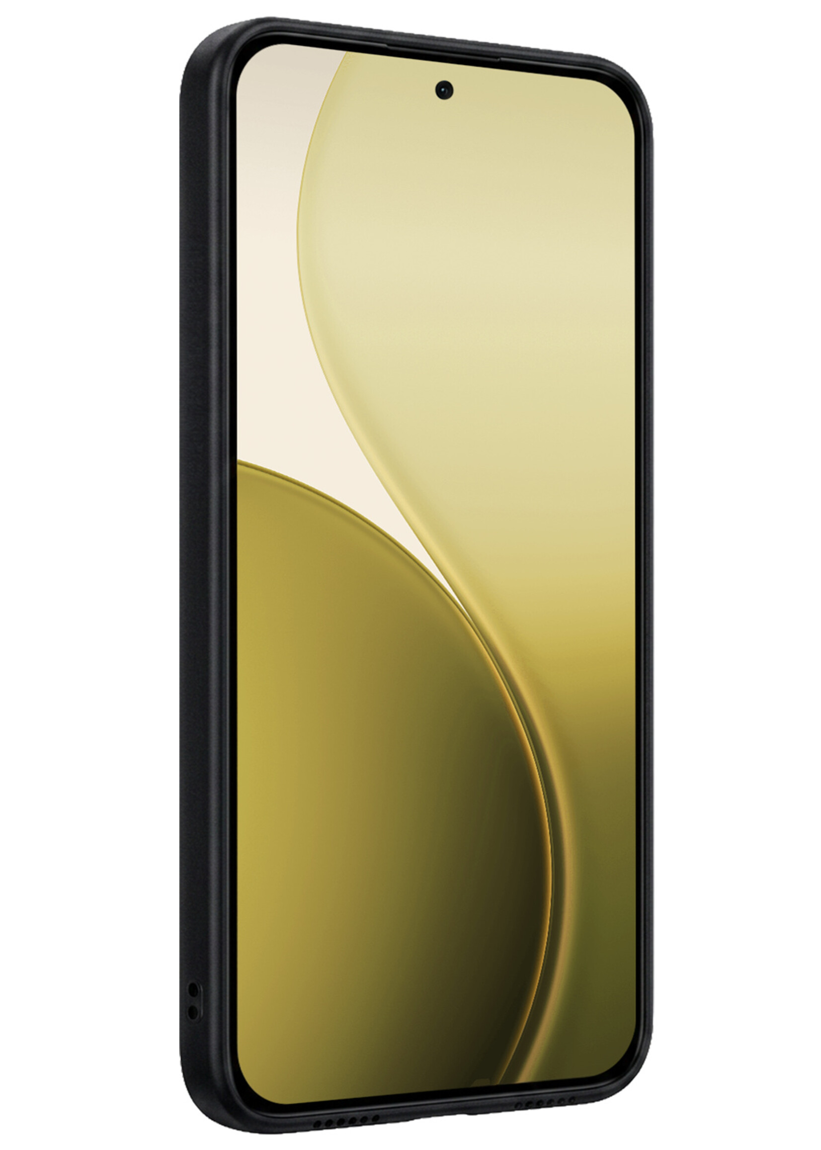 LUQ LUQ OPPO Reno14 Hoesje Siliconen - Zwart