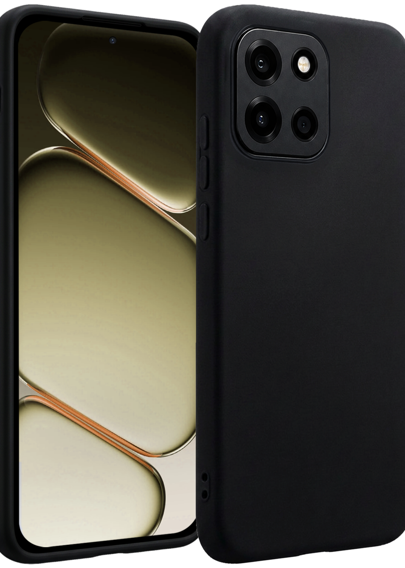 LUQ LUQ OnePlus Nord 6 Hoesje Siliconen - Zwart