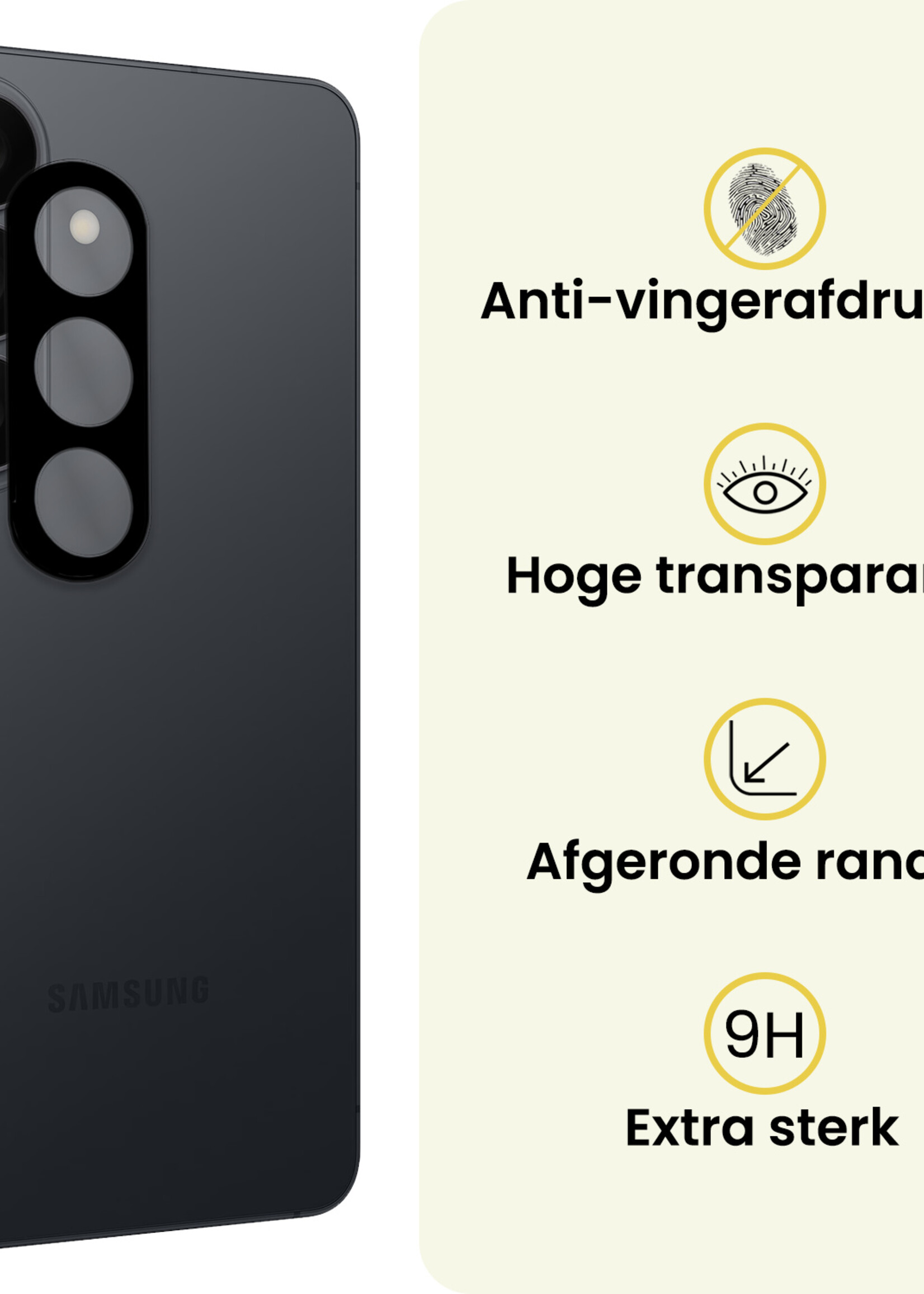LUQ LUQ Samsung Galaxy S26 FE Camera Screenprotector - 3 PACK