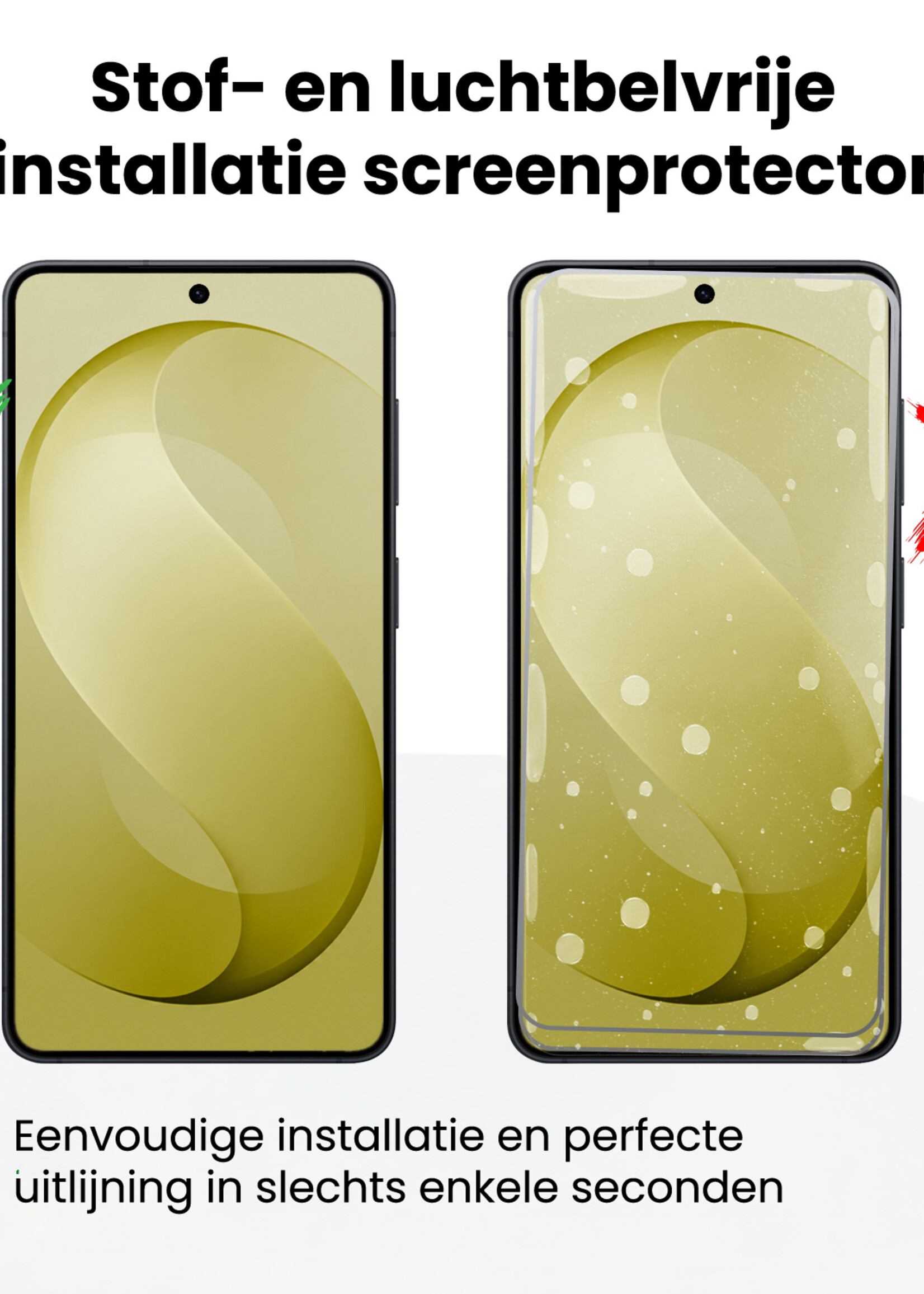 LUQ LUQ Samsung Galaxy S26 FE Screenprotector Perfect Fit Kit - 2 PACK