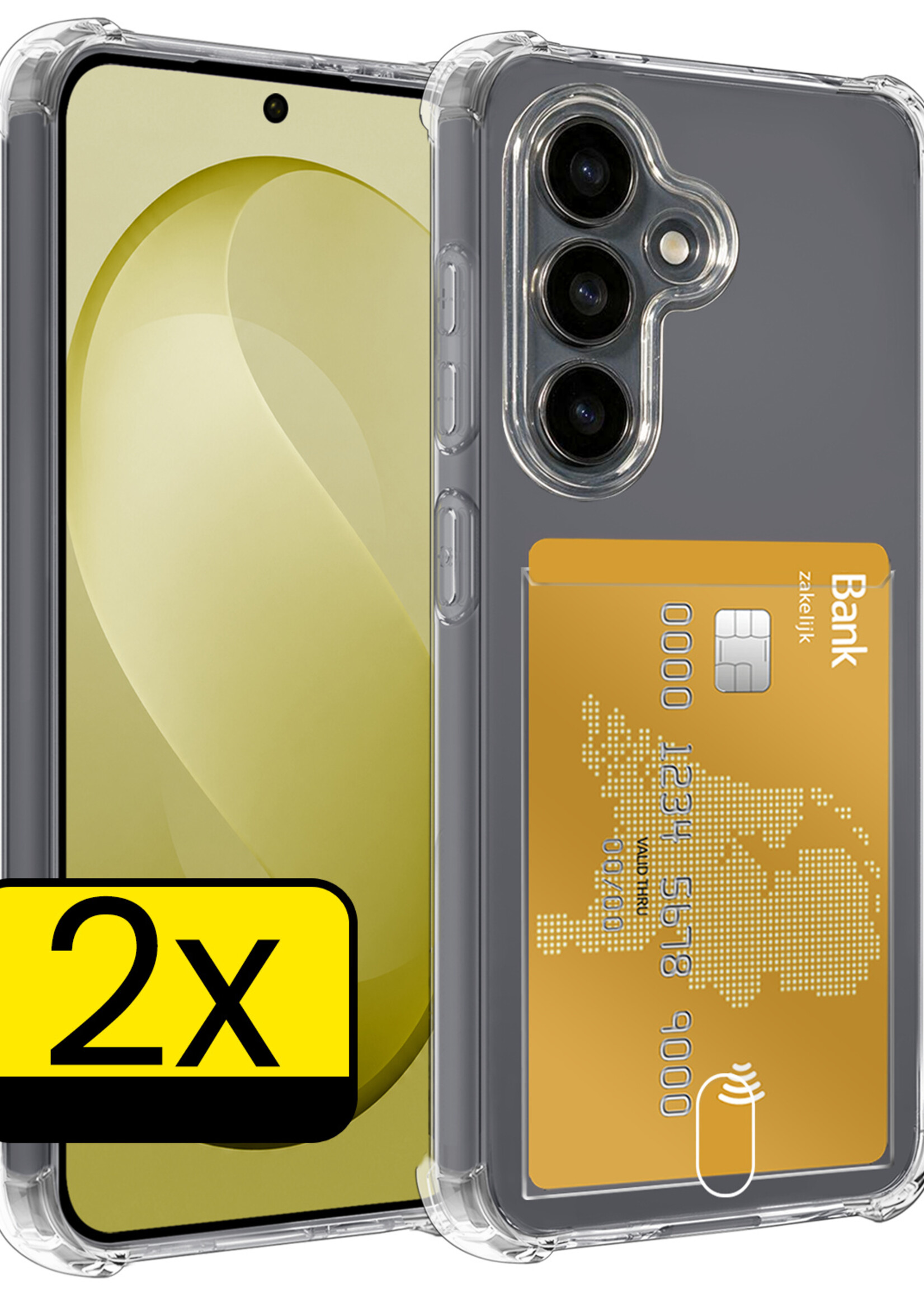 LUQ LUQ Samsung Galaxy S26 FE Hoesje Pashouder