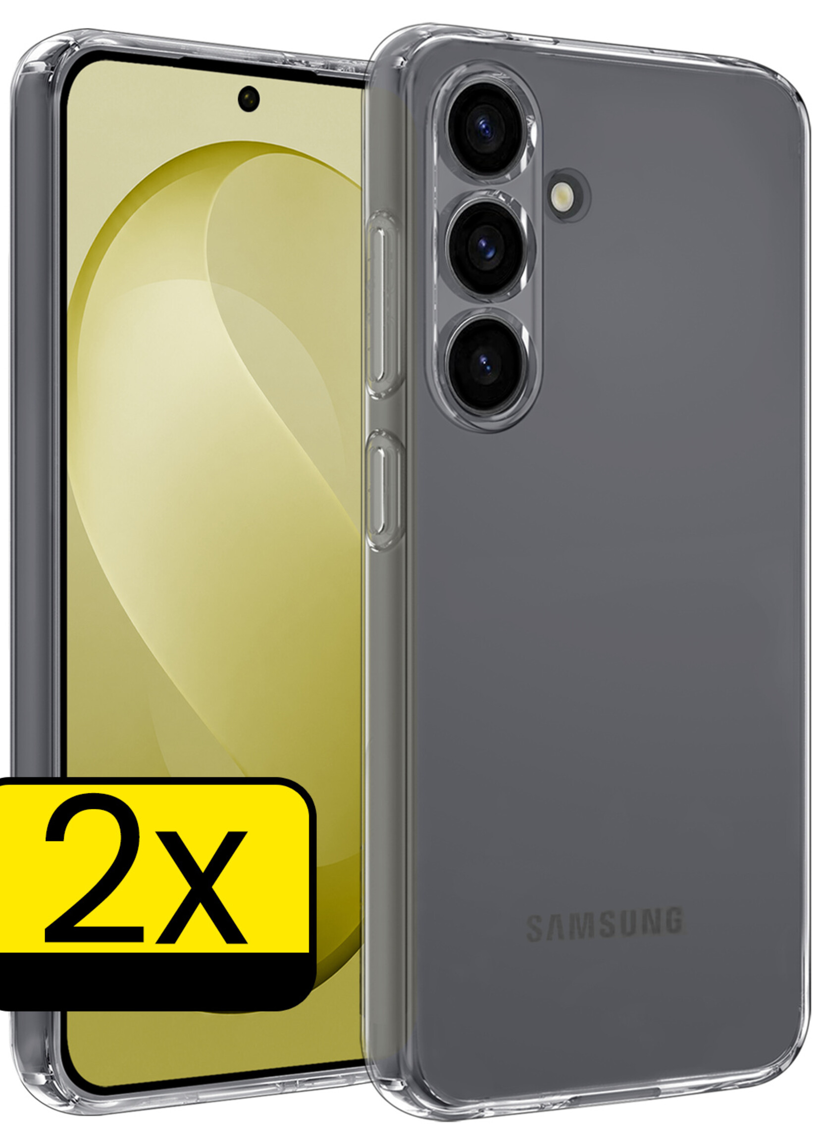 LUQ LUQ Samsung Galaxy S26 FE Hoesje Siliconen - Transparant