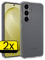LUQ LUQ Samsung Galaxy S26 FE Hoesje Siliconen - Transparant - 2 PACK