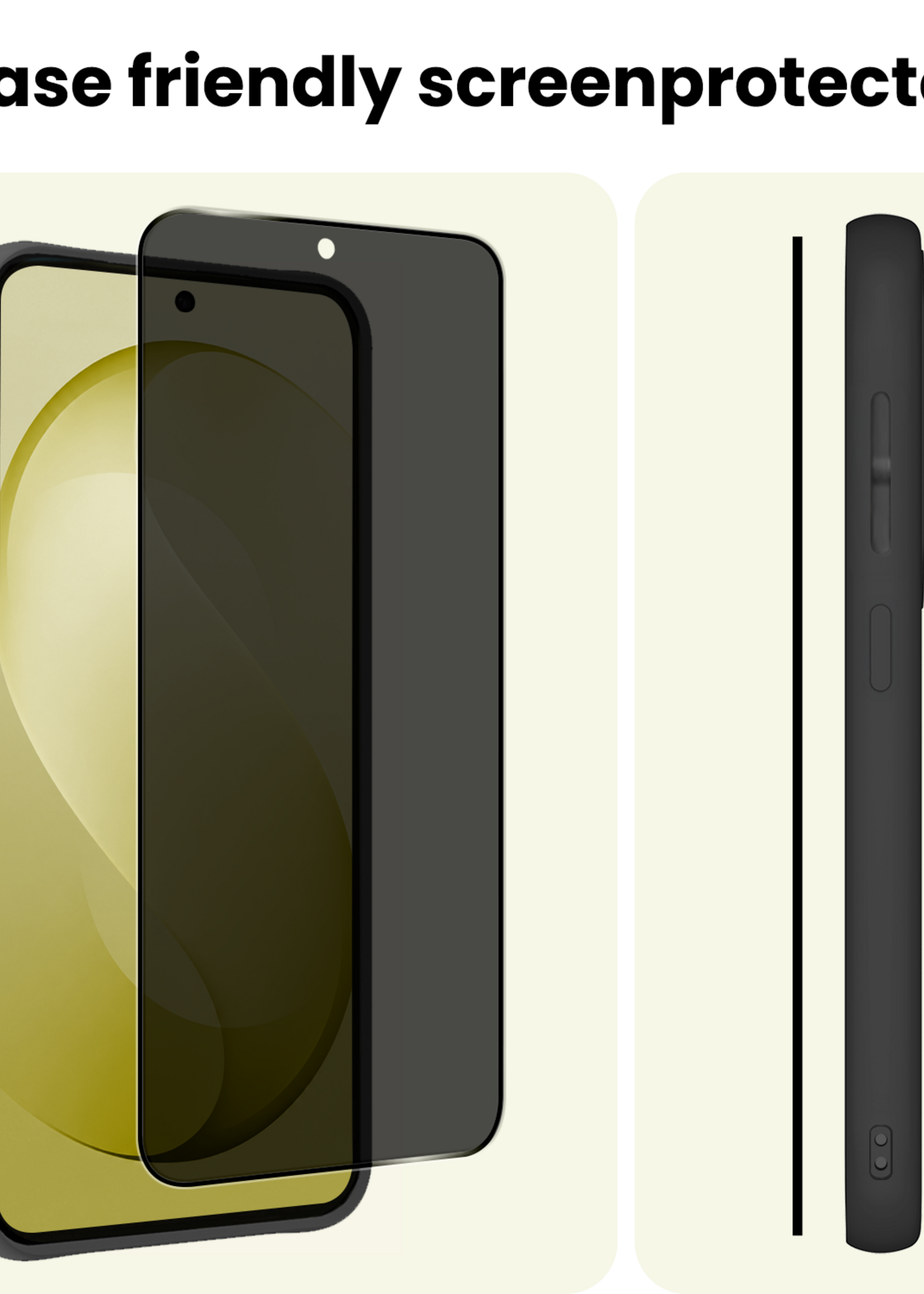 LUQ LUQ Samsung Galaxy S26 FE Screenprotector Glas Privacy - 2 PACK