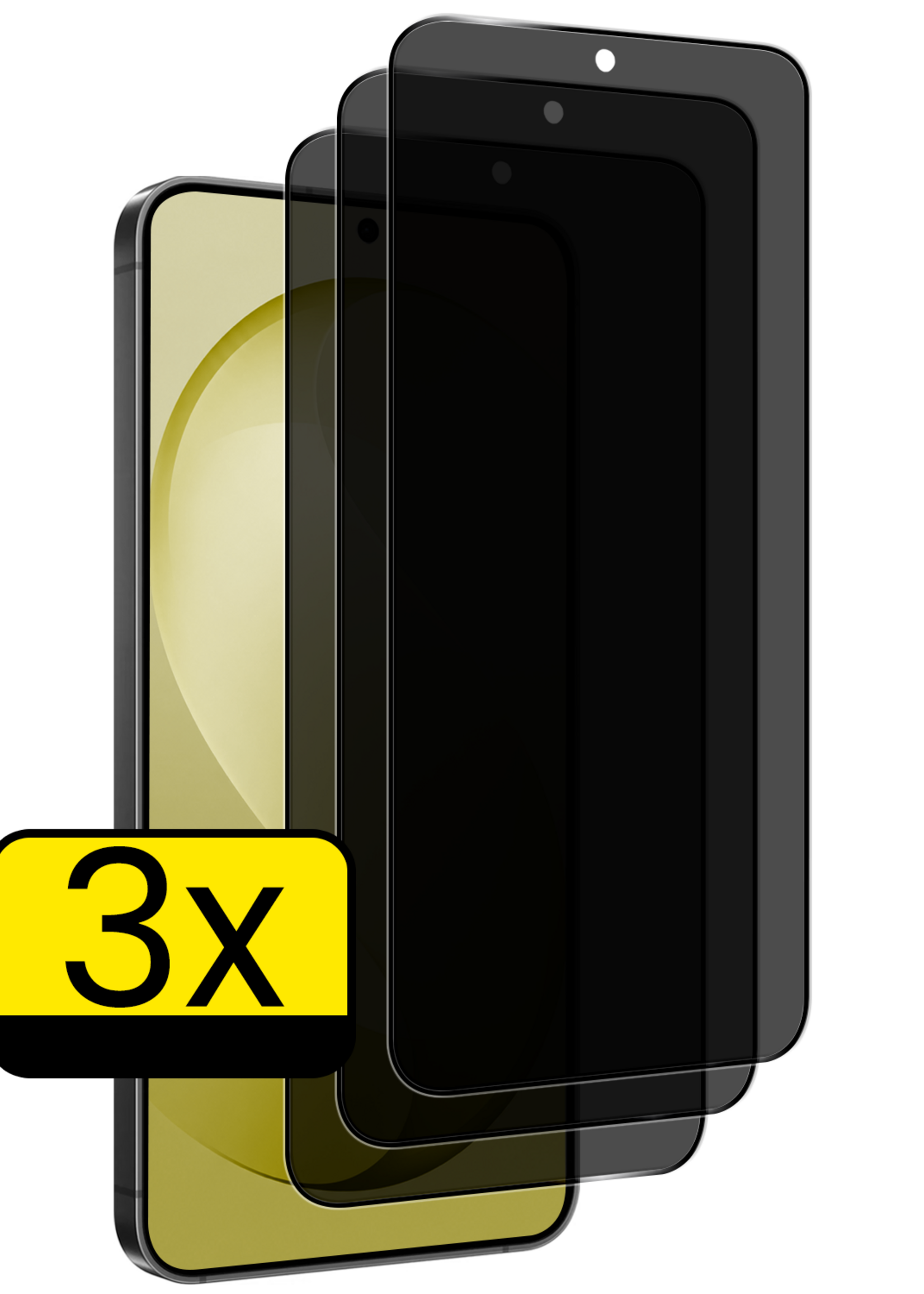 LUQ LUQ Samsung Galaxy S26 FE Screenprotector Glas Privacy - 3 PACK