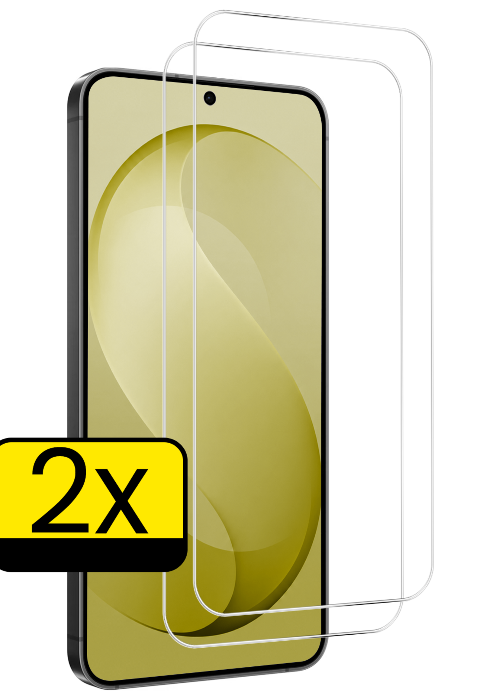 LUQ LUQ Samsung Galaxy S26 FE Screenprotector Glas - 2 PACK