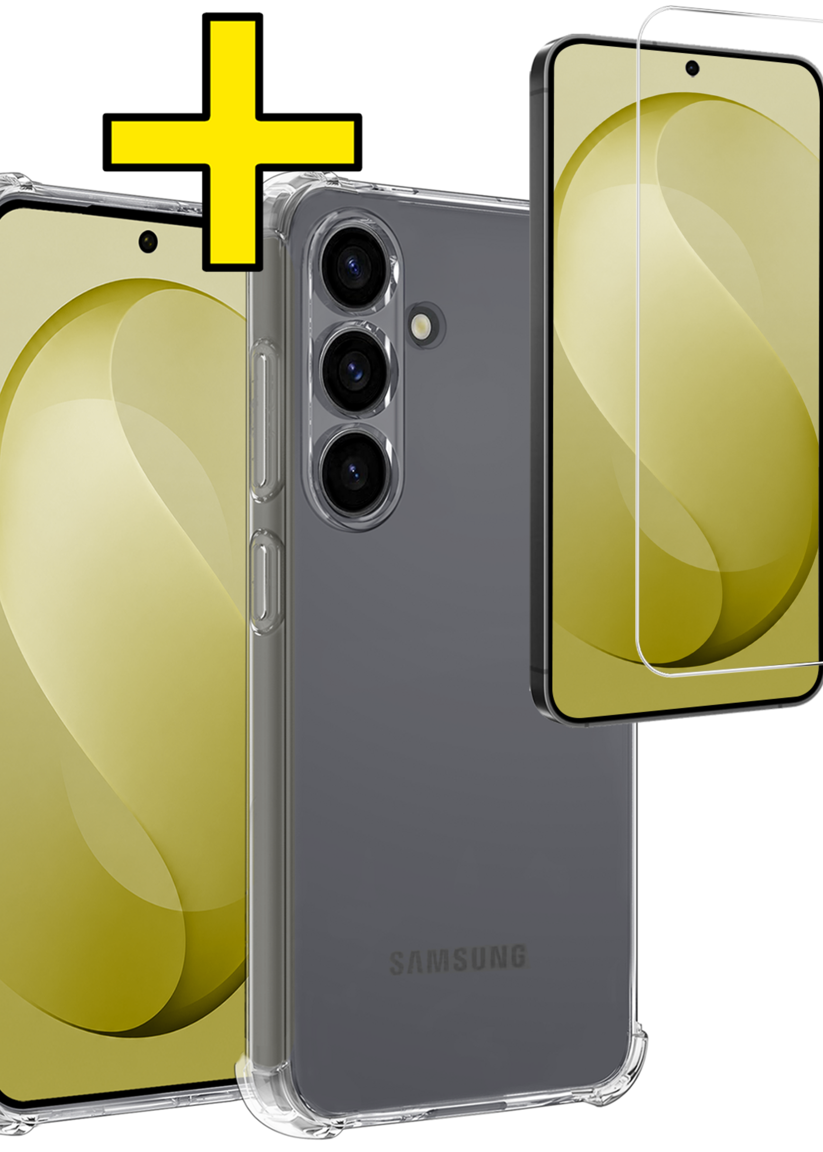 LUQ LUQ Samsung Galaxy S26 FE Hoesje Shockproof Met Screenprotector
