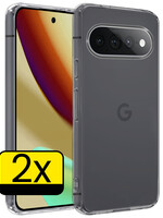 LUQ LUQ Google Pixel 11 Pro XL Hoesje Siliconen - Transparant - 2 PACK