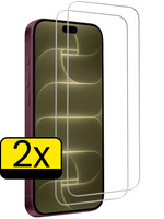 LUQ LUQ iPhone 18 Pro Max Screenprotector Glas Met Dichte Notch - 2 PACK