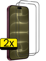 LUQ LUQ iPhone 18 Pro Max Screenprotector Glas Full Cover 2D - 2 PACK