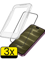 LUQ LUQ iPhone 18 Pro Hybrid Screenprotector - 3 PACK