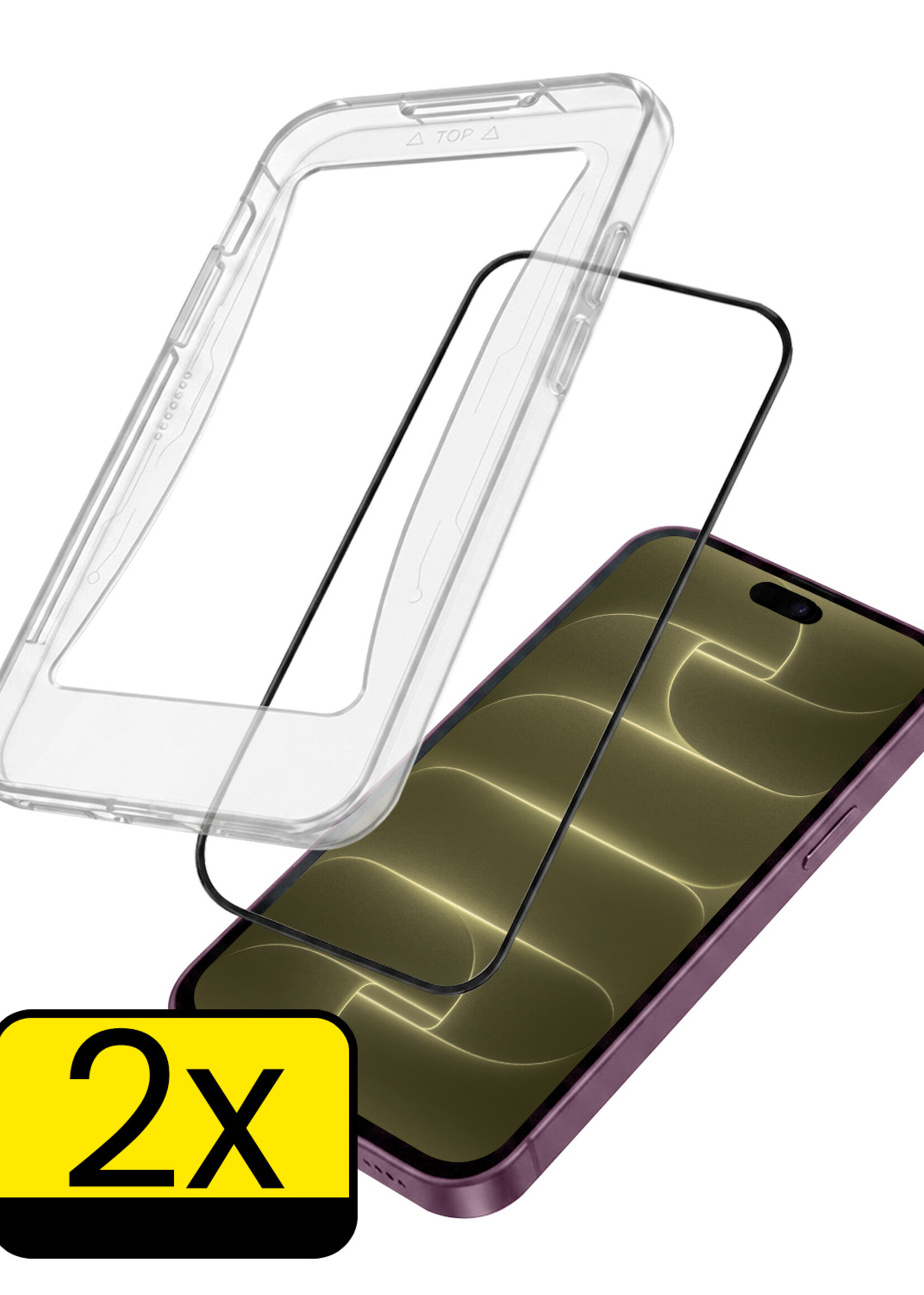 LUQ LUQ iPhone 18 Pro Max Hybrid Screenprotector - 2 PACK