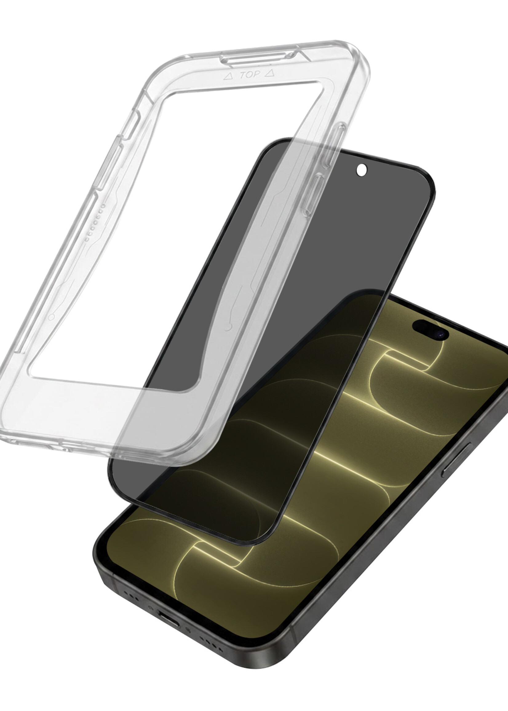 LUQ LUQ iPhone 18 Pro Hybrid Privacy Screenprotector