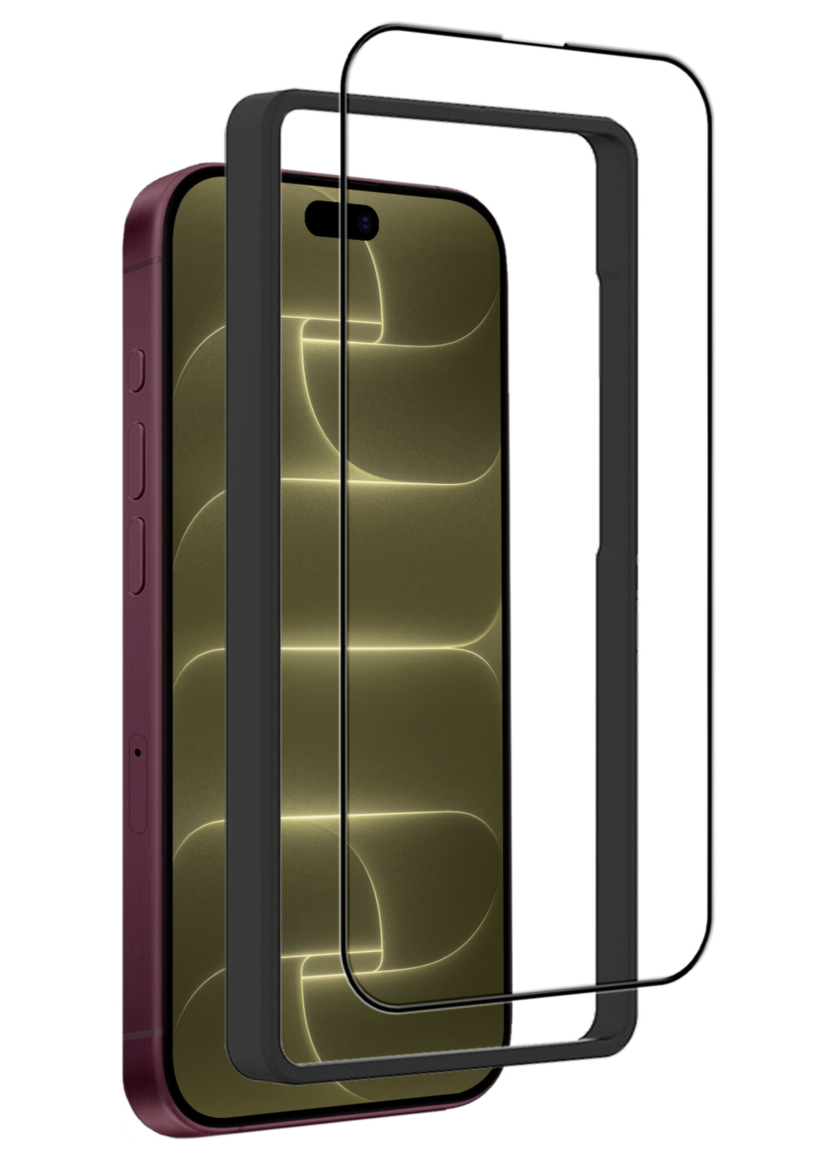LUQ LUQ iPhone 18 Pro Max Screenprotector Met Installieframe