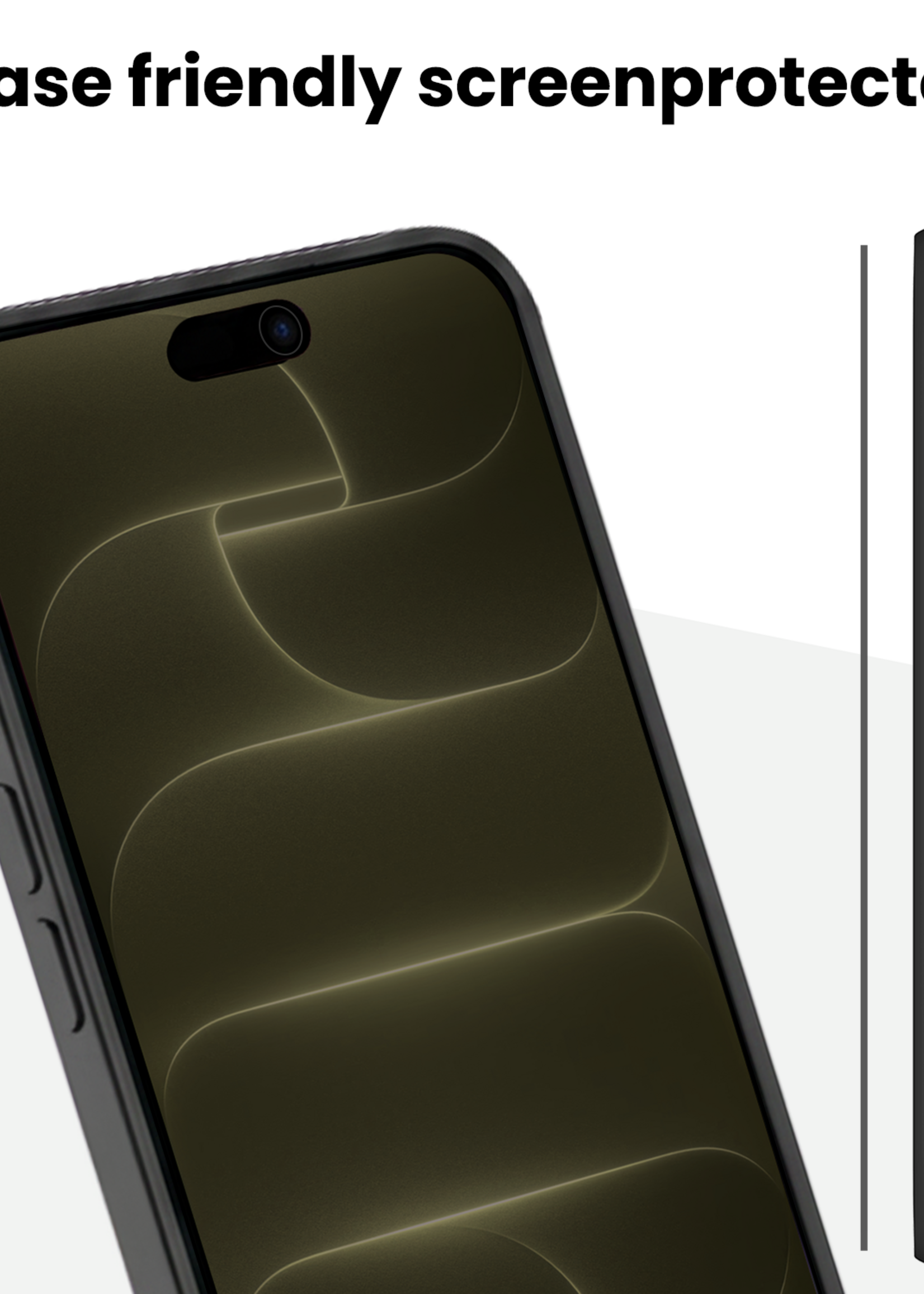 LUQ LUQ iPhone 18 Pro Hybrid Privacy Screenprotector