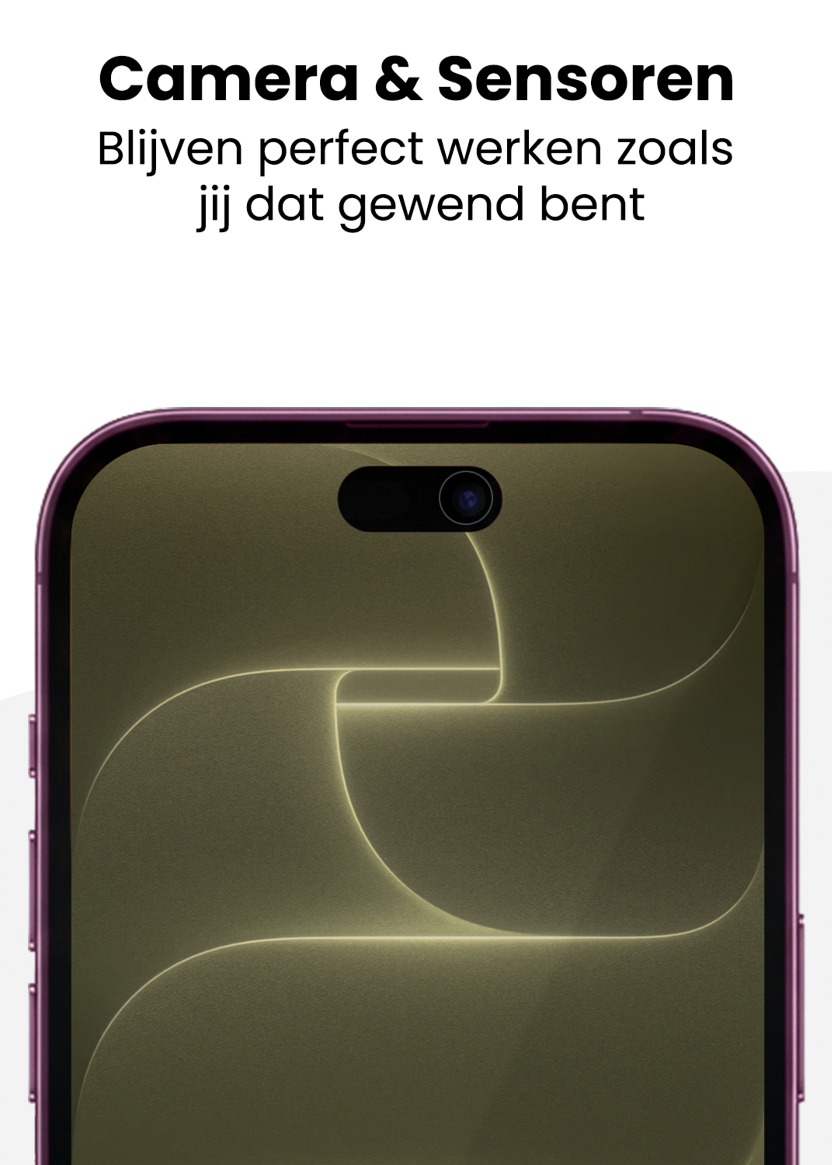 LUQ LUQ iPhone 18 Pro Hybrid Privacy Screenprotector