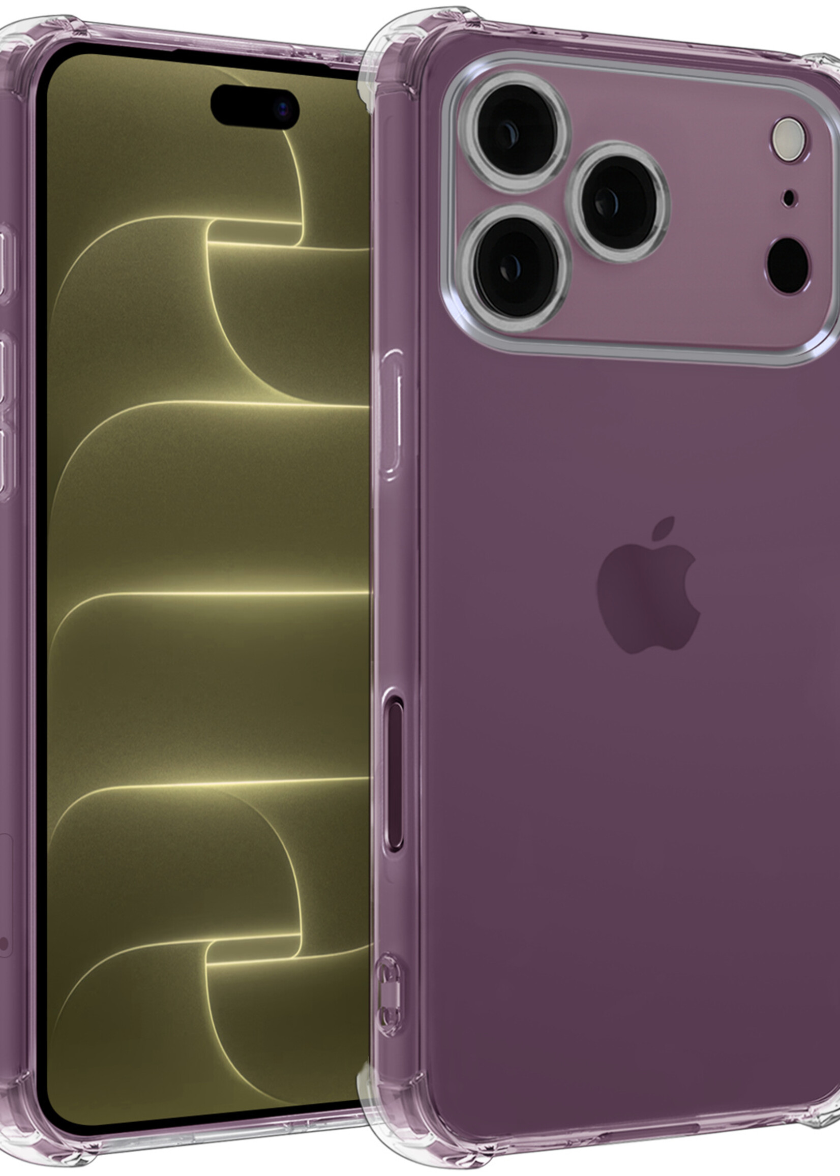 LUQ LUQ iPhone 18 Pro Max Hoesje Shockproof - Transparant