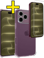 LUQ LUQ iPhone 18 Pro Max Hoesje Shockproof Met Screenprotector Met Dichte Notch