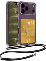 LUQ LUQ iPhone 18 Pro Max Hoesje Pashouder met Koord