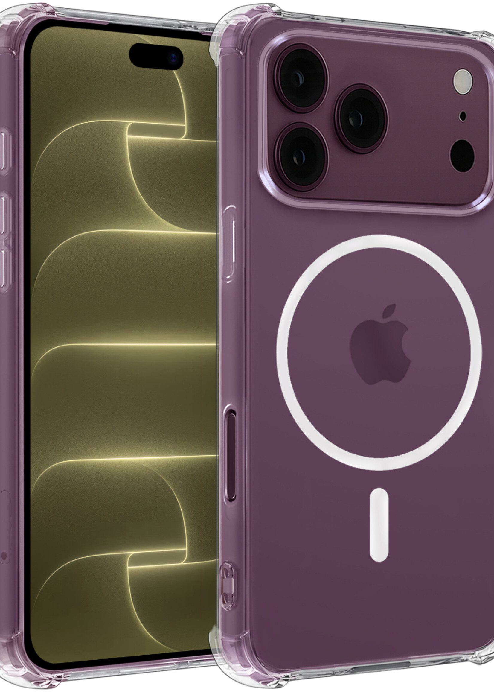 LUQ LUQ iPhone 18 Pro Max Magsafe Hoesje - Transparant