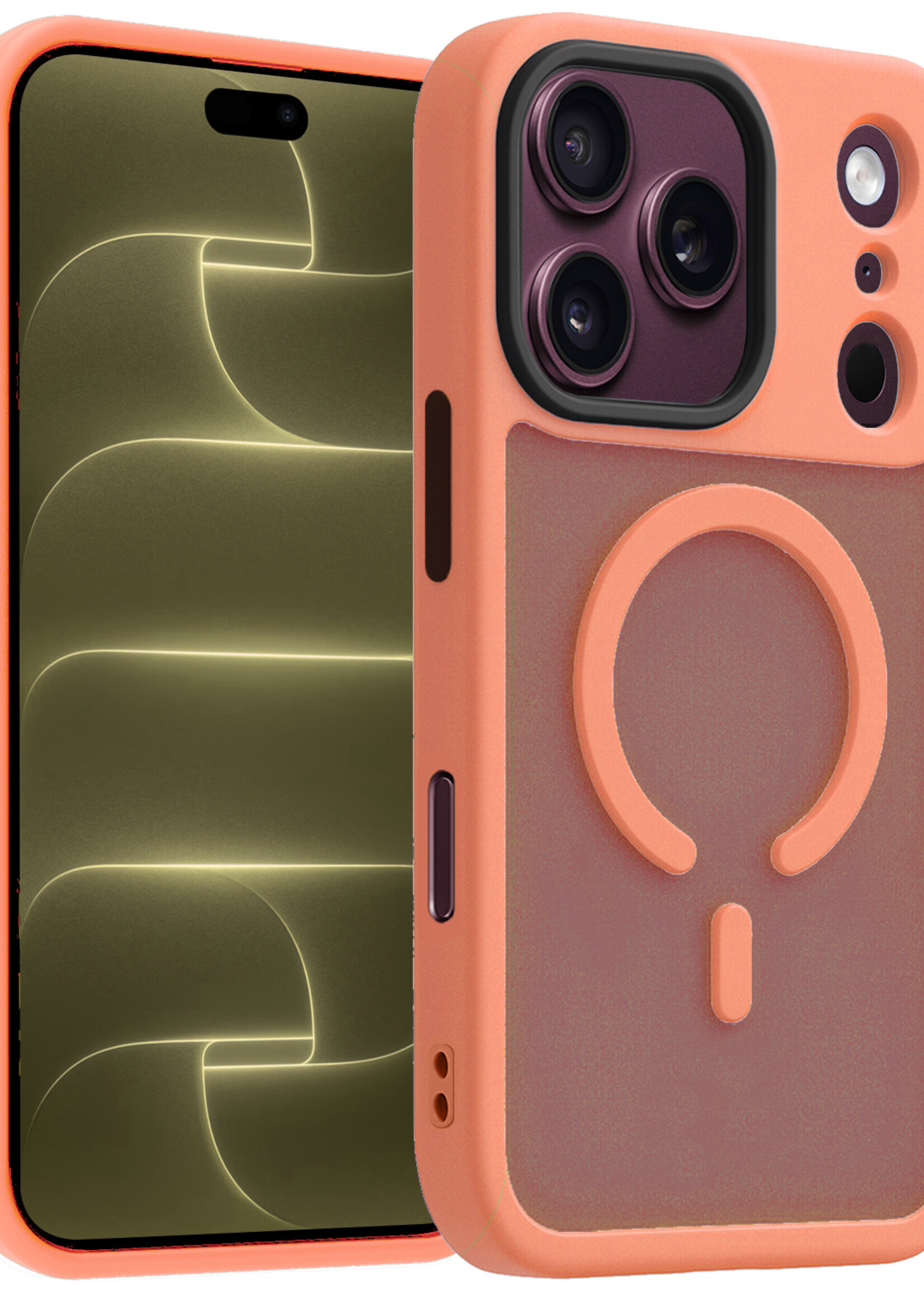 LUQ LUQ iPhone 18 Pro Magsafe Hoesje - Perzik