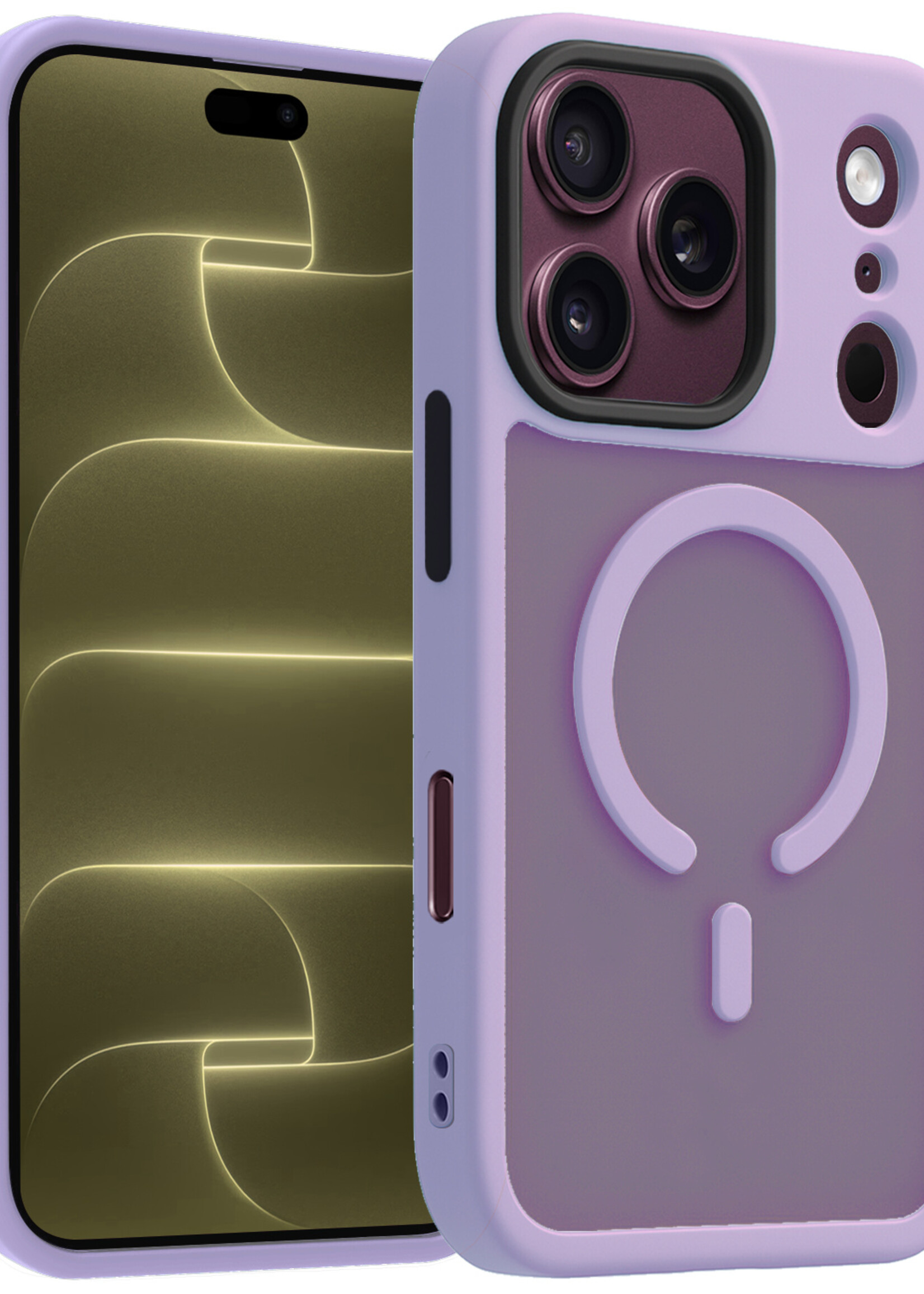 LUQ LUQ iPhone 18 Pro Max Magsafe Hoesje - Lila